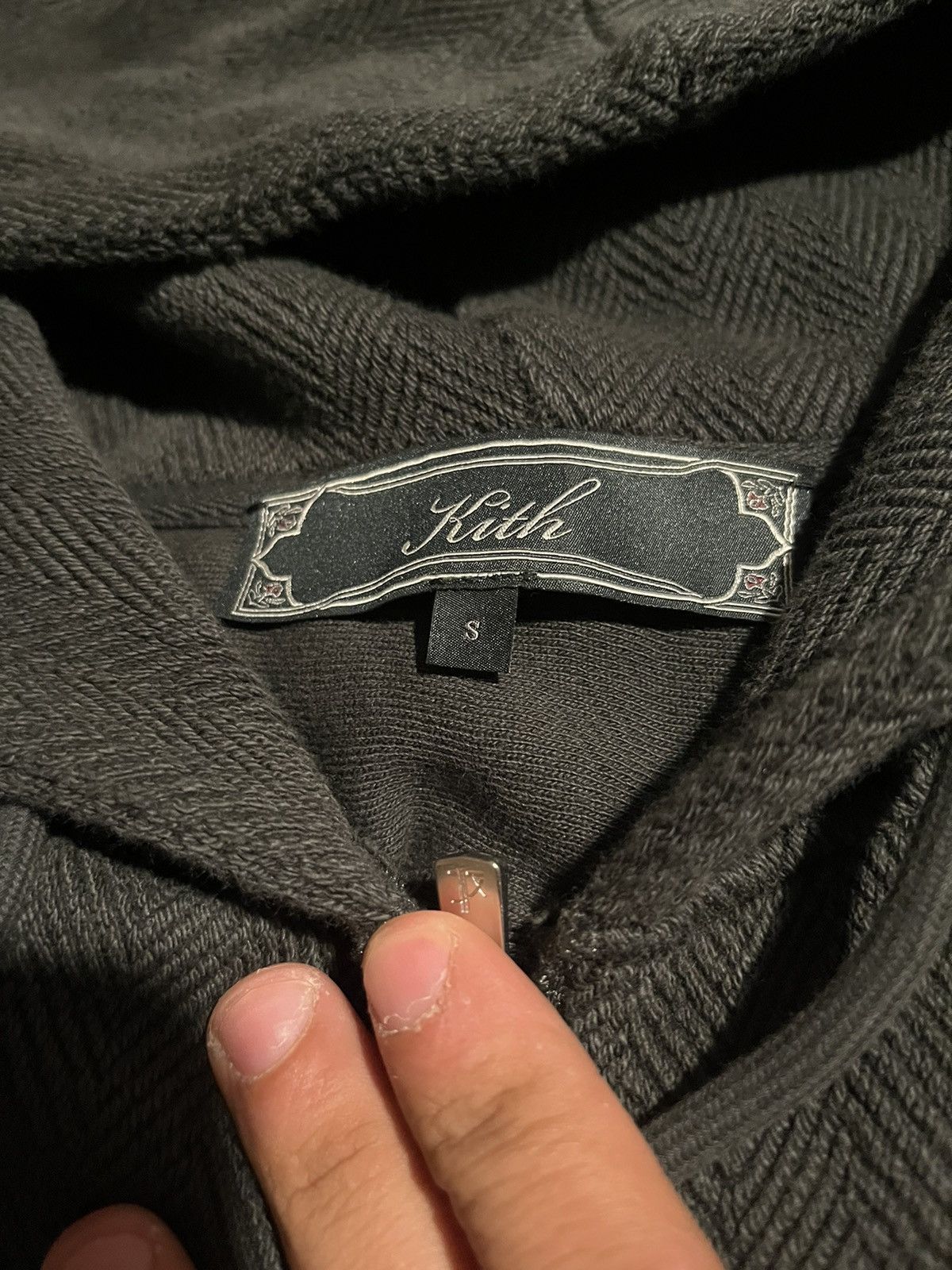 Kith Kith Woven logo sweater zip up hoodie Size US S / EU 44-46 / 1 - 10 Thumbnail