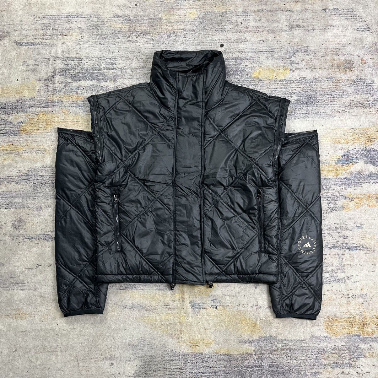 Stella McCartney Adidas X Stella McCartney Black Cropped Track