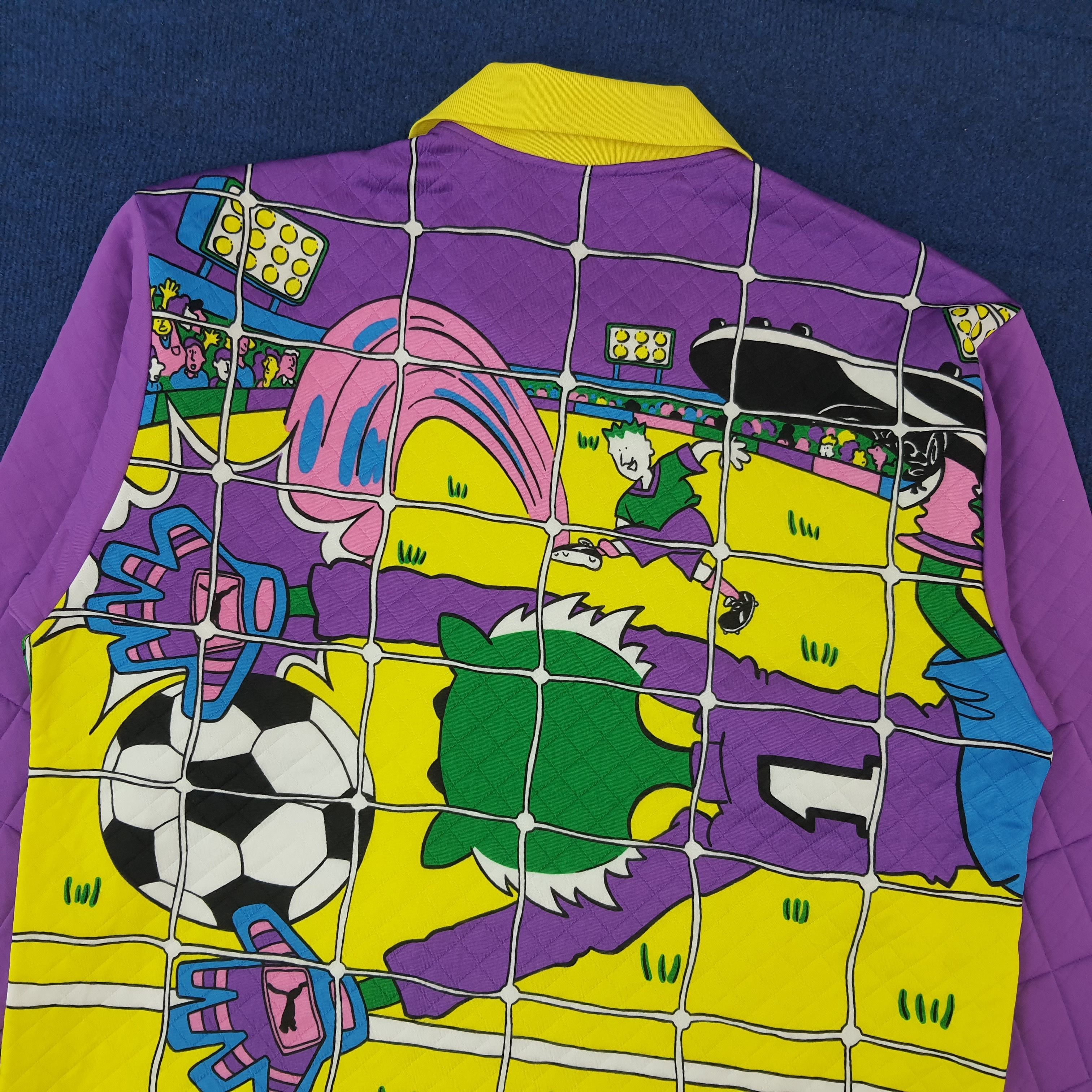 Puma Vintage PUMA Soccer Keeper GK Full Print Polo Shirt C224N11 Size US XL / EU 56 / 4 - 5 Thumbnail