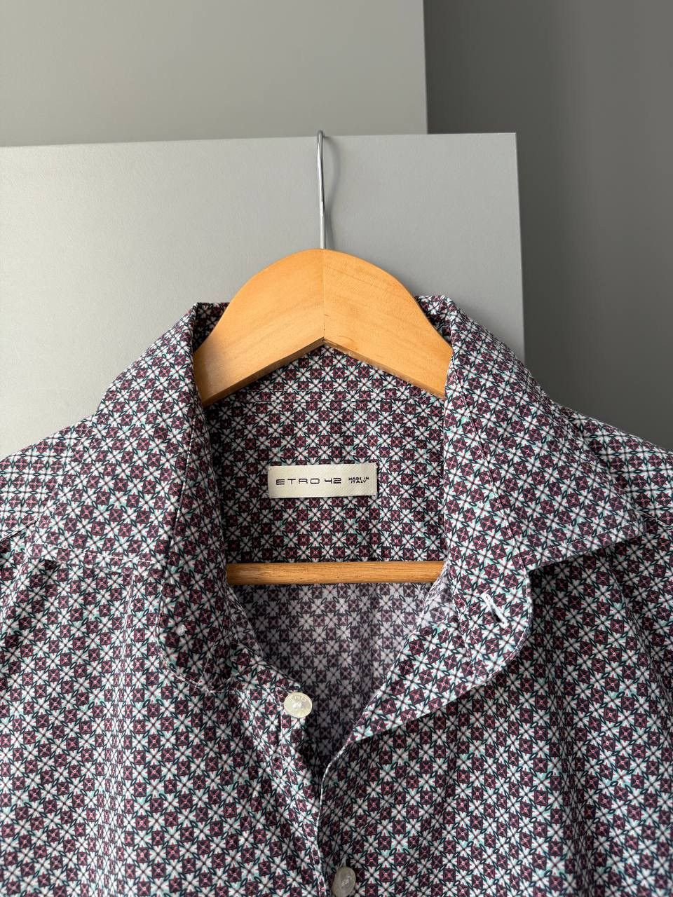 Etro ETRO Shirt Button Up Long Sleeve Paisley Printed S0320 Size US S / EU 44-46 / 1 - 6 Thumbnail