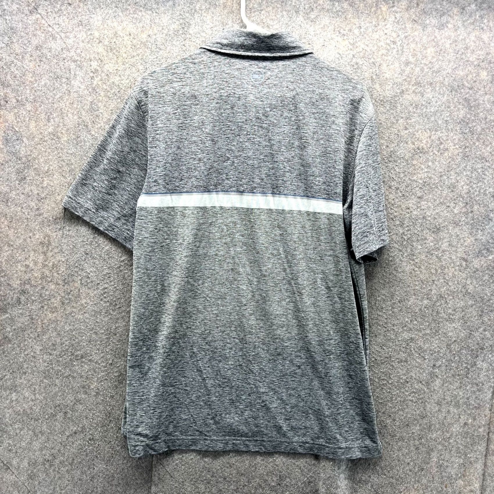 Vineyard Vines Vineyard Vines Polo Shirt Mens Medium Heather Gray Performance Golf Stretch Shirt Mens Regular Short Sleeve Gray 40 in Chest Size US M / EU 48-50 / 2 - 2 Thumbnail