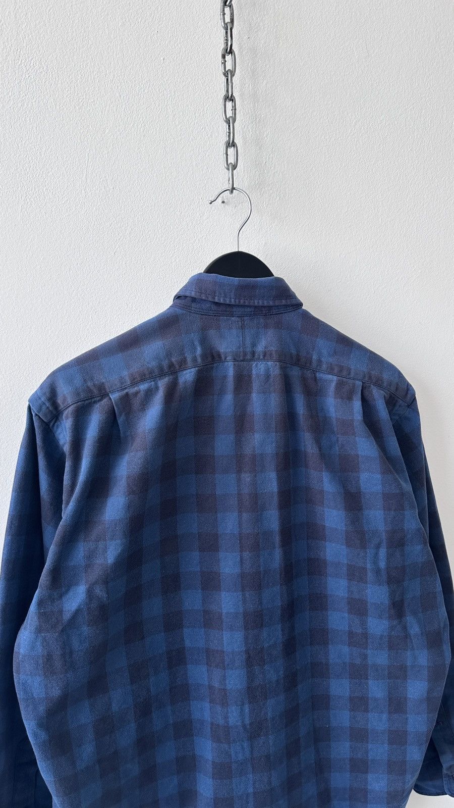 Polo Ralph Lauren Polo Ralph Lauren Blue Buffalo Plaid Flannel Shirt Workwear Size US M / EU 48-50 / 2 - 13 Thumbnail
