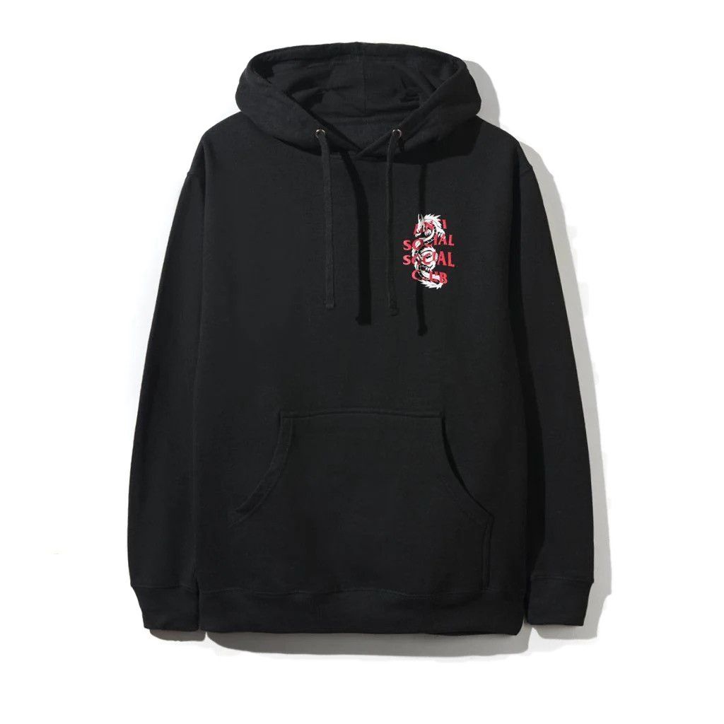 Anti Social Social Club Anti Social Social Club Garden Grove Hoodie Black Grailed