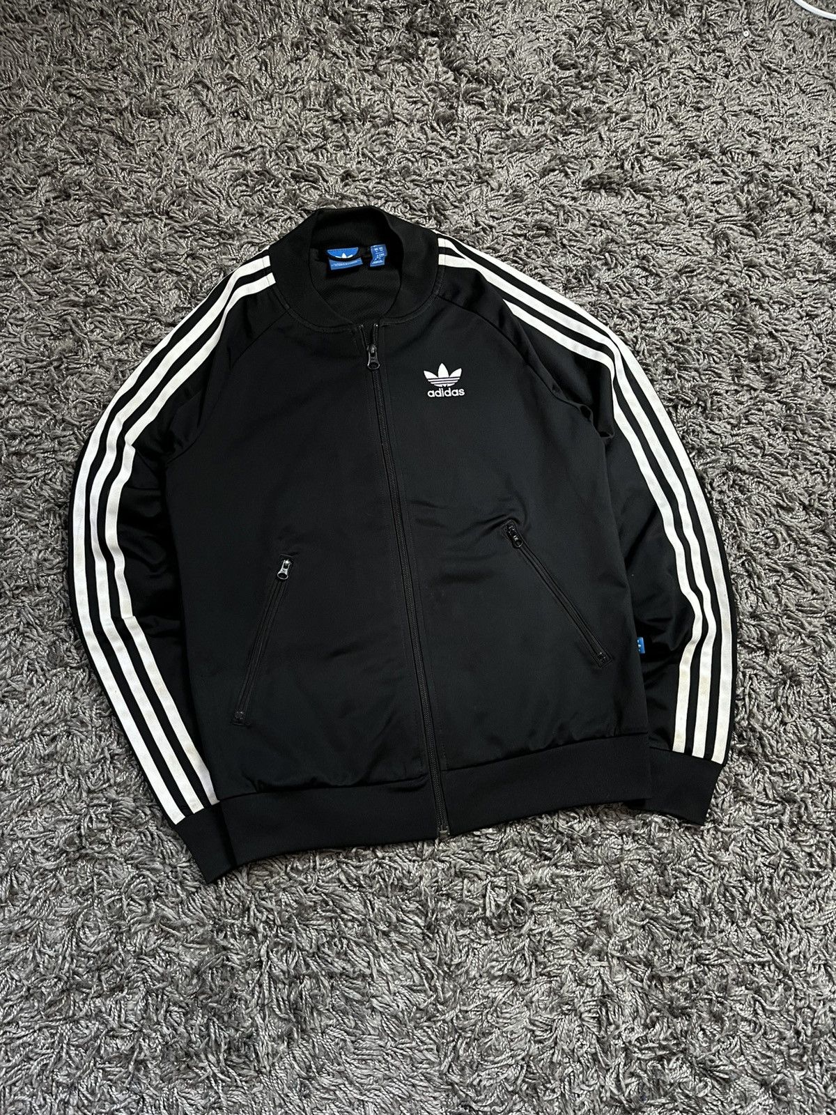 Adidas Adidas Originals Superstar Firebird Track Jacket Black White Size S / US 4 / IT 40 - 1 Thumbnail
