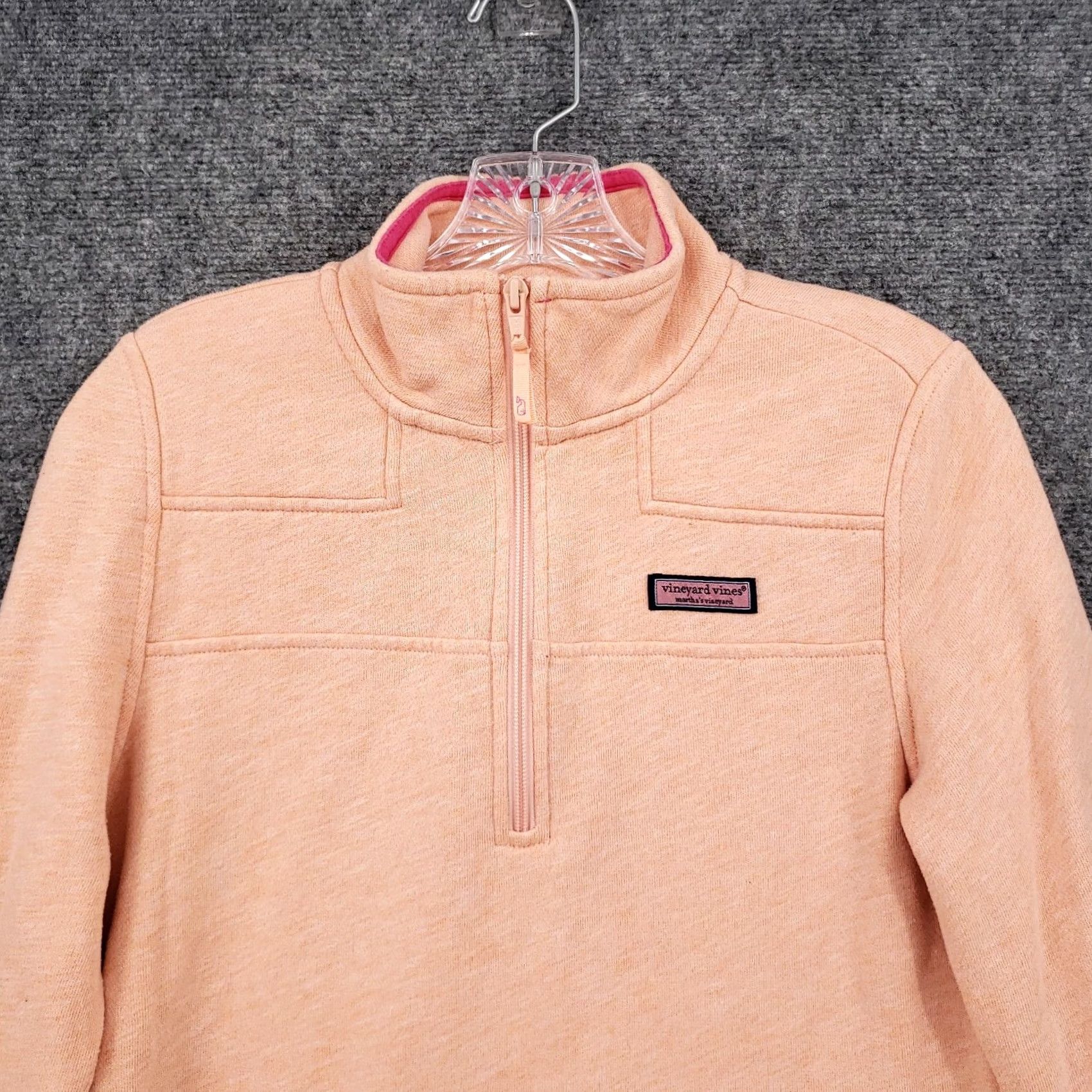 Vineyard Vines Vineyard Vines Sweatshirt Women 2XS XXS Orange Heathered Pouch Pocket Shep Shirt Size XXS / US 00 / IT 34 - 3 Thumbnail