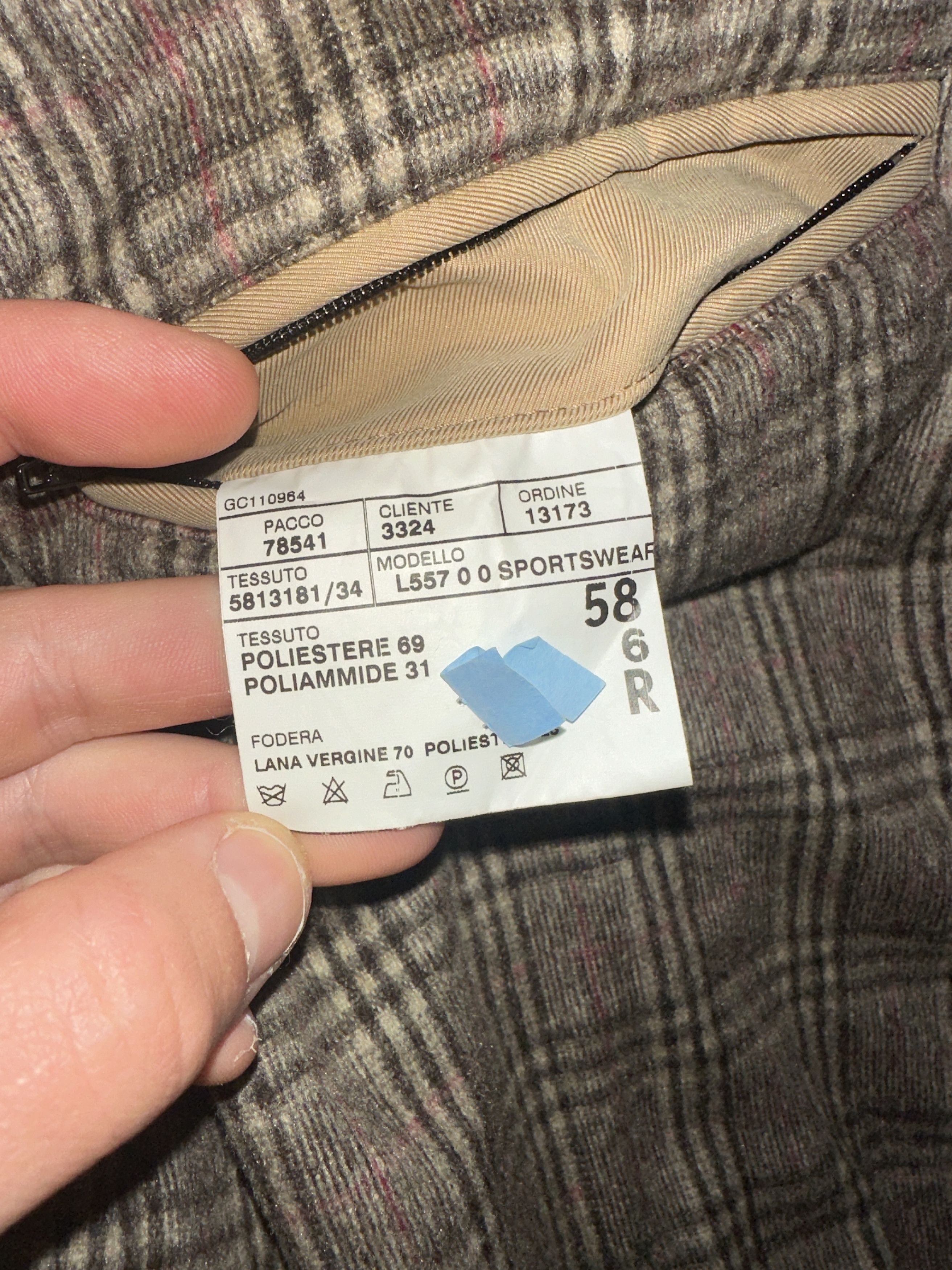 Corneliani Corneliani ID Technical Jacket Wool Lined EMF Pocket 58 XL Size US M / EU 48-50 / 2 - 4 Thumbnail