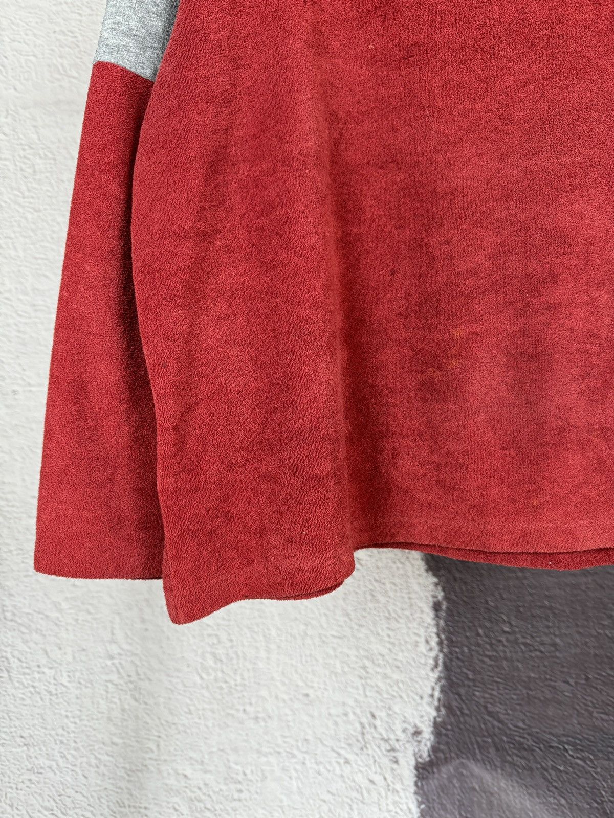 Nike Nike vintage y2k fleece double swoosh distressed sweatshirt Size US L / EU 52-54 / 3 - 6 Thumbnail