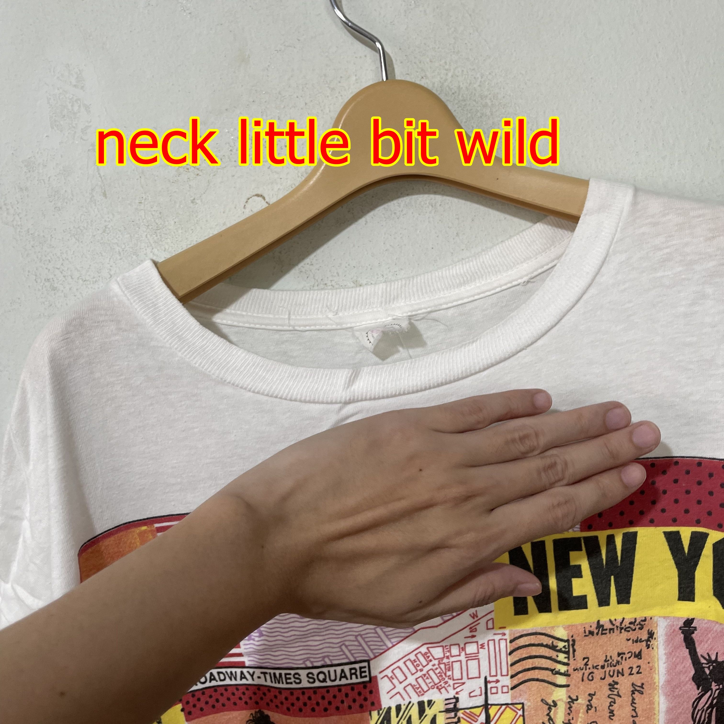 Vintage Vintage 90s New York T-Shirt Size US XXL / EU 58 / 5 - 6 Thumbnail