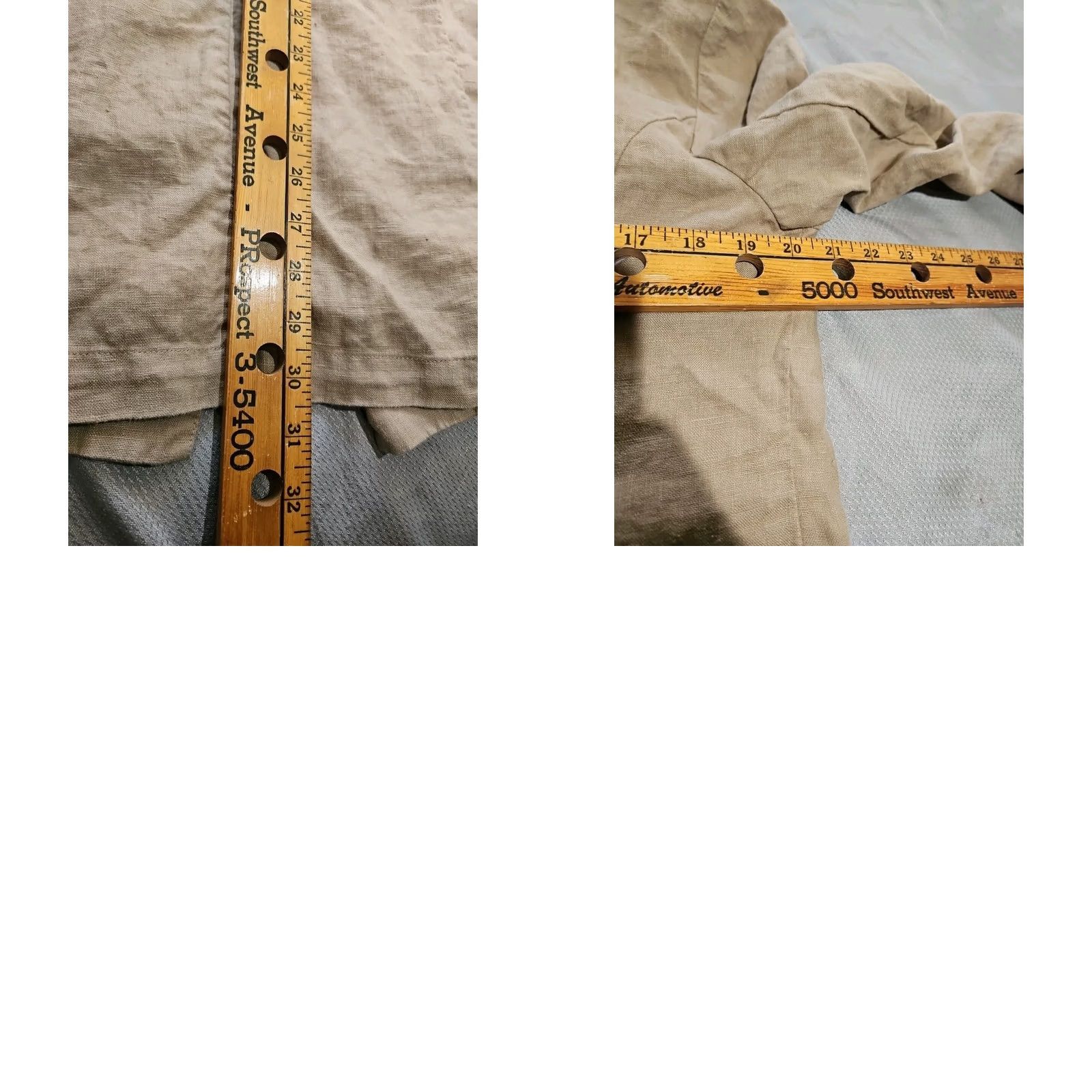 Vintage Chico's Womens Blazer Size 2 100% Linen Beige Tan Button Jacket Minimalist Top, Regular, (Jacket) Mens Womens Girls Boys Size XS / US 0-2 / IT 36-38 - 9 Thumbnail