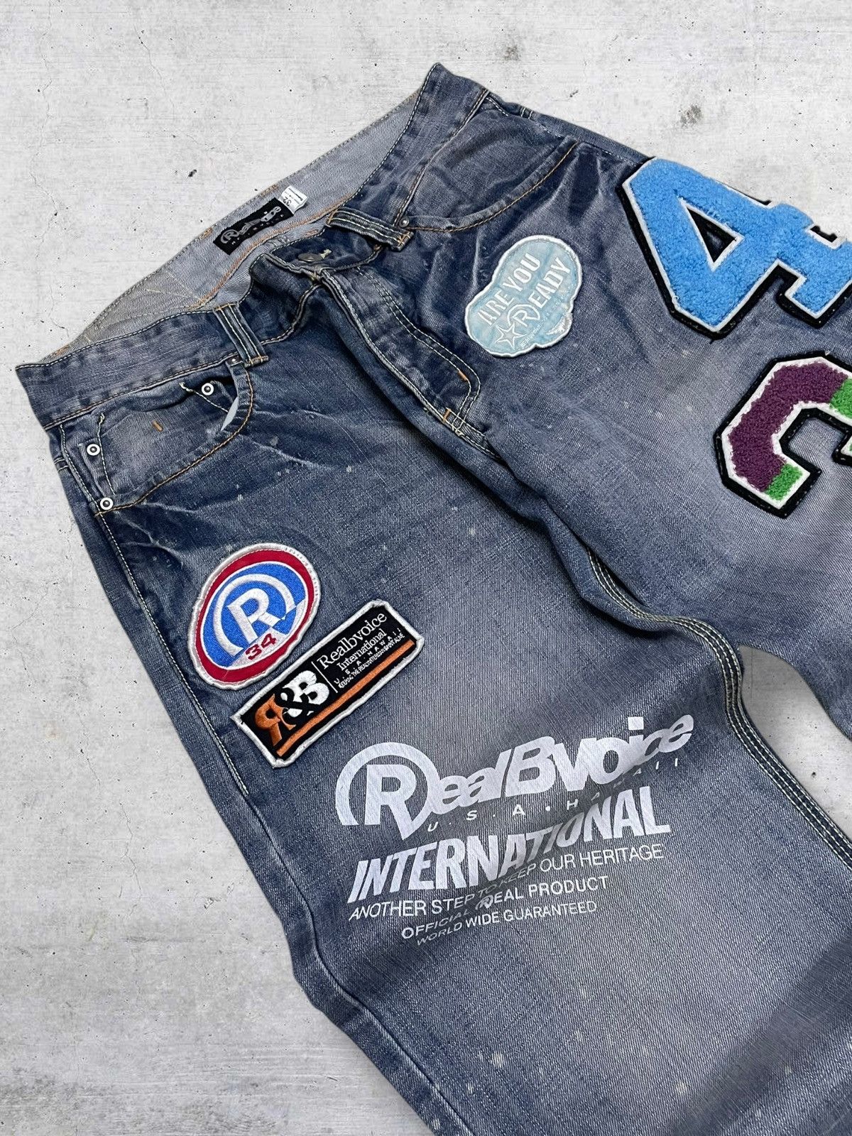 Japanese Brand VINTAGE REAL BVOICE JAPAN DESIGNER 90S OG STREETWEAR PATCH Size US 32 / EU 48 - 7 Thumbnail