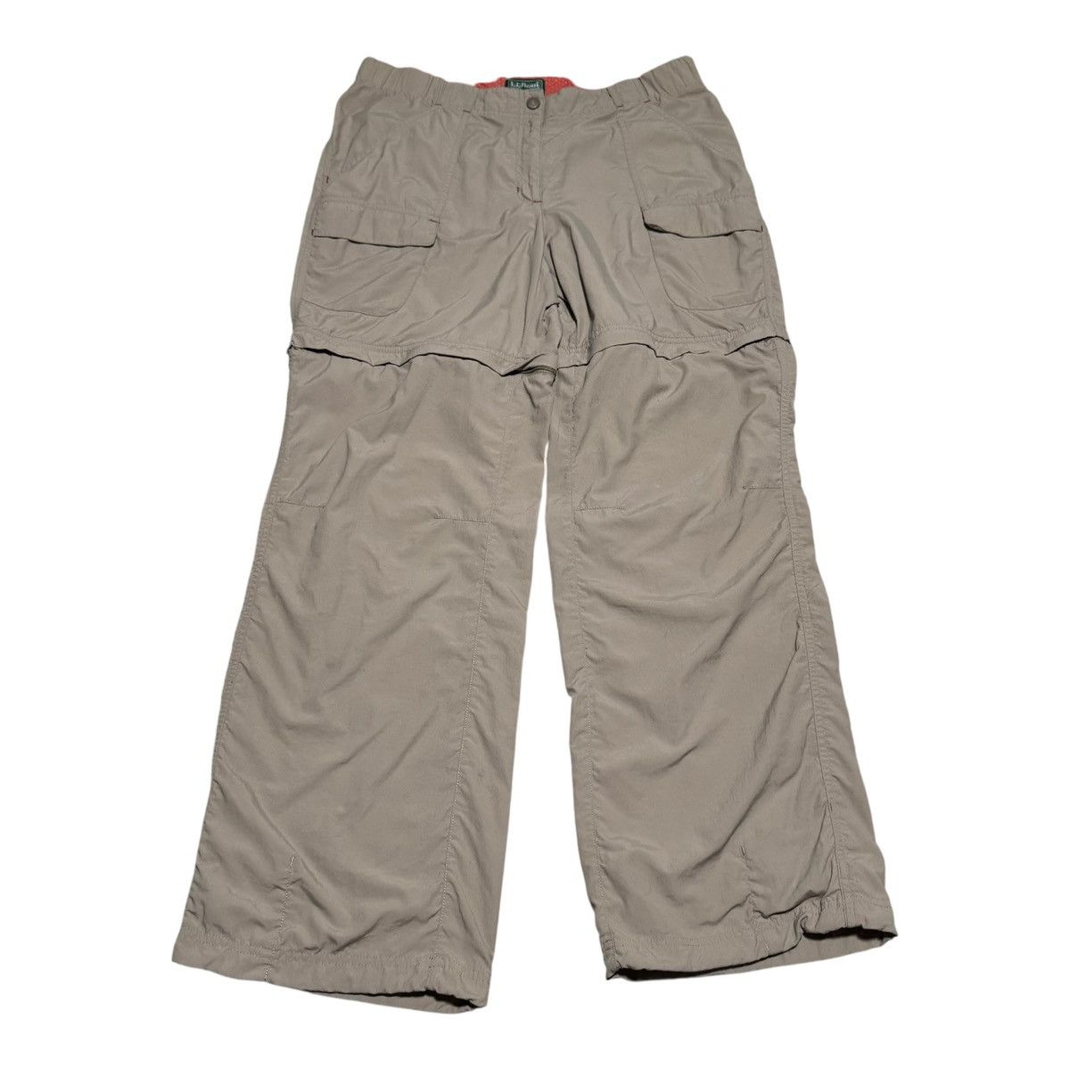 L.L. Bean L.L. Bean 100% Nylon Tan/Khaki Convertible Pants 33x28.5 Size 33" - 3 Thumbnail