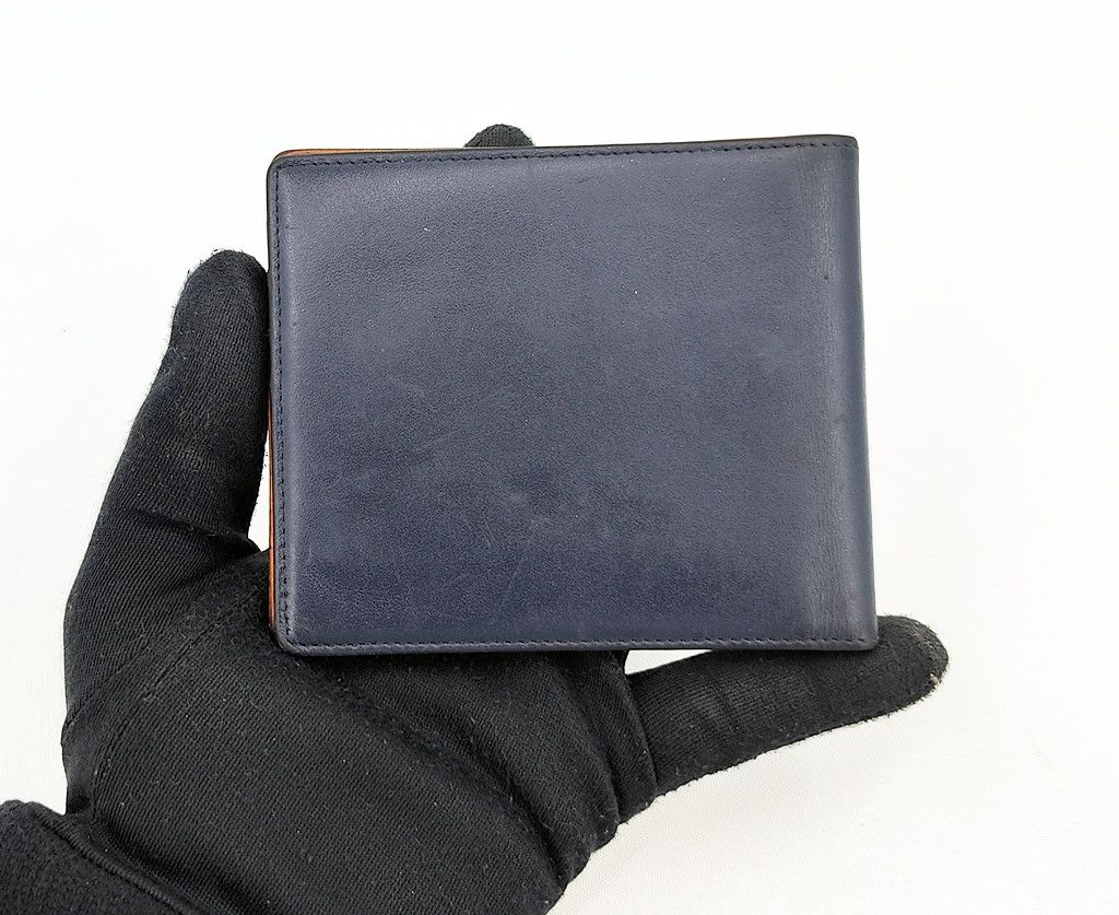 Montblanc MONT BLANC full leather bi-fold wallet two tone Size ONE SIZE - 7 Thumbnail