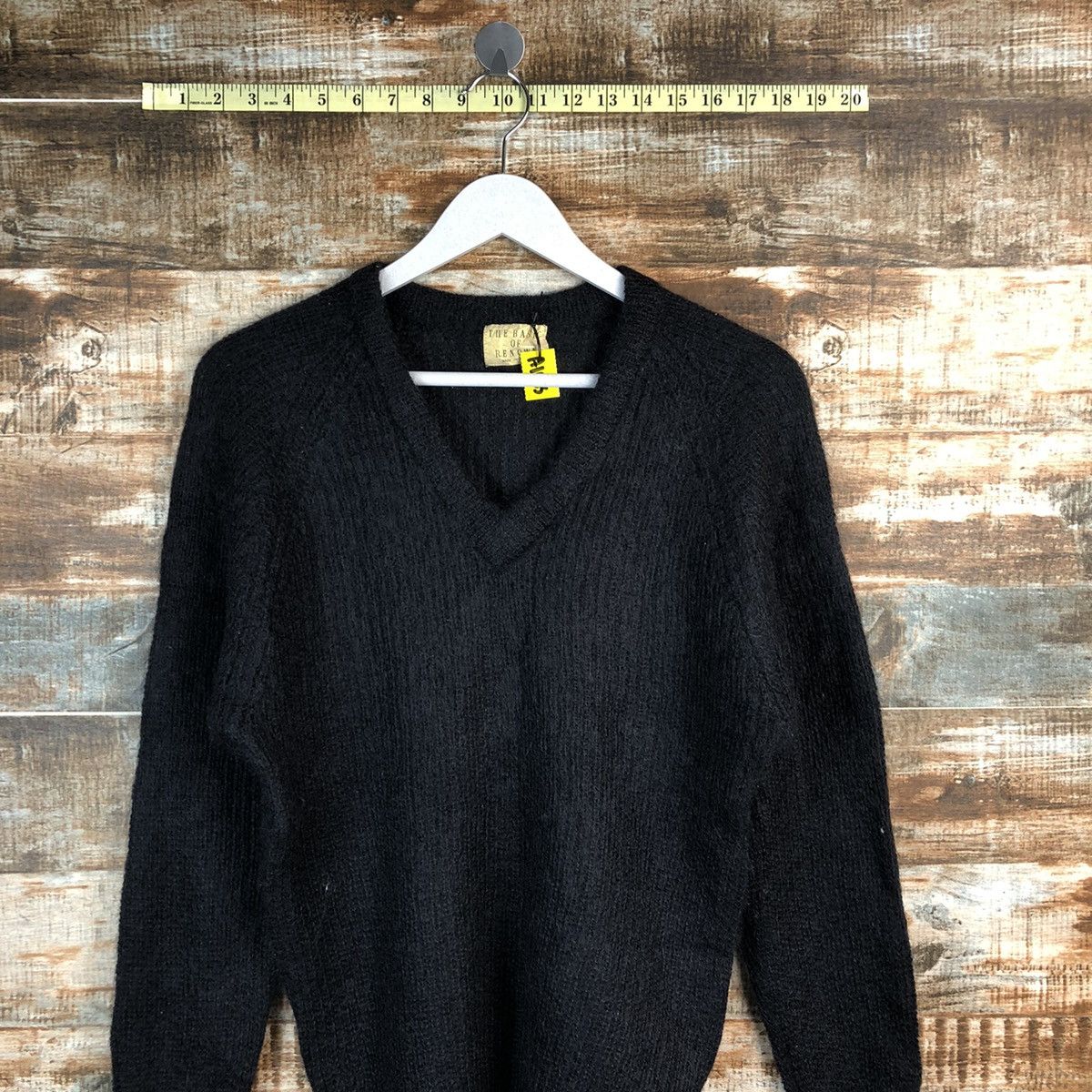 Homespun Knitwear × Japanese Brand The Basic Of Renown Black mohair Knitwear #A1663 Size US S / EU 44-46 / 1 - 2 Thumbnail