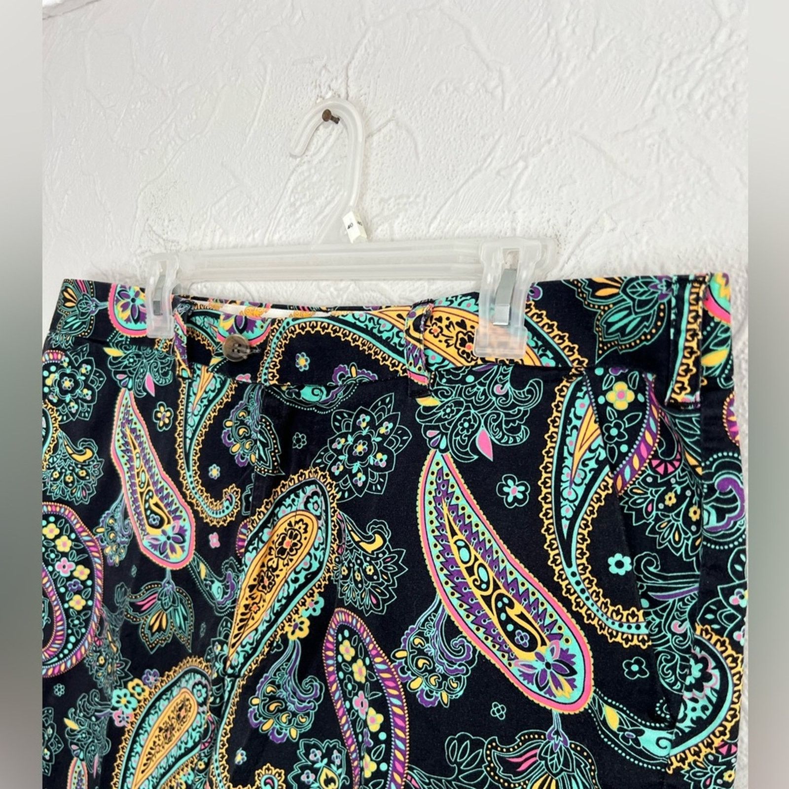 Callaway Golf Loudmouth Golf Shorts Men's Birds Paisley 9" Inseam Stretch Size US 40 / EU 56 - 4 Thumbnail