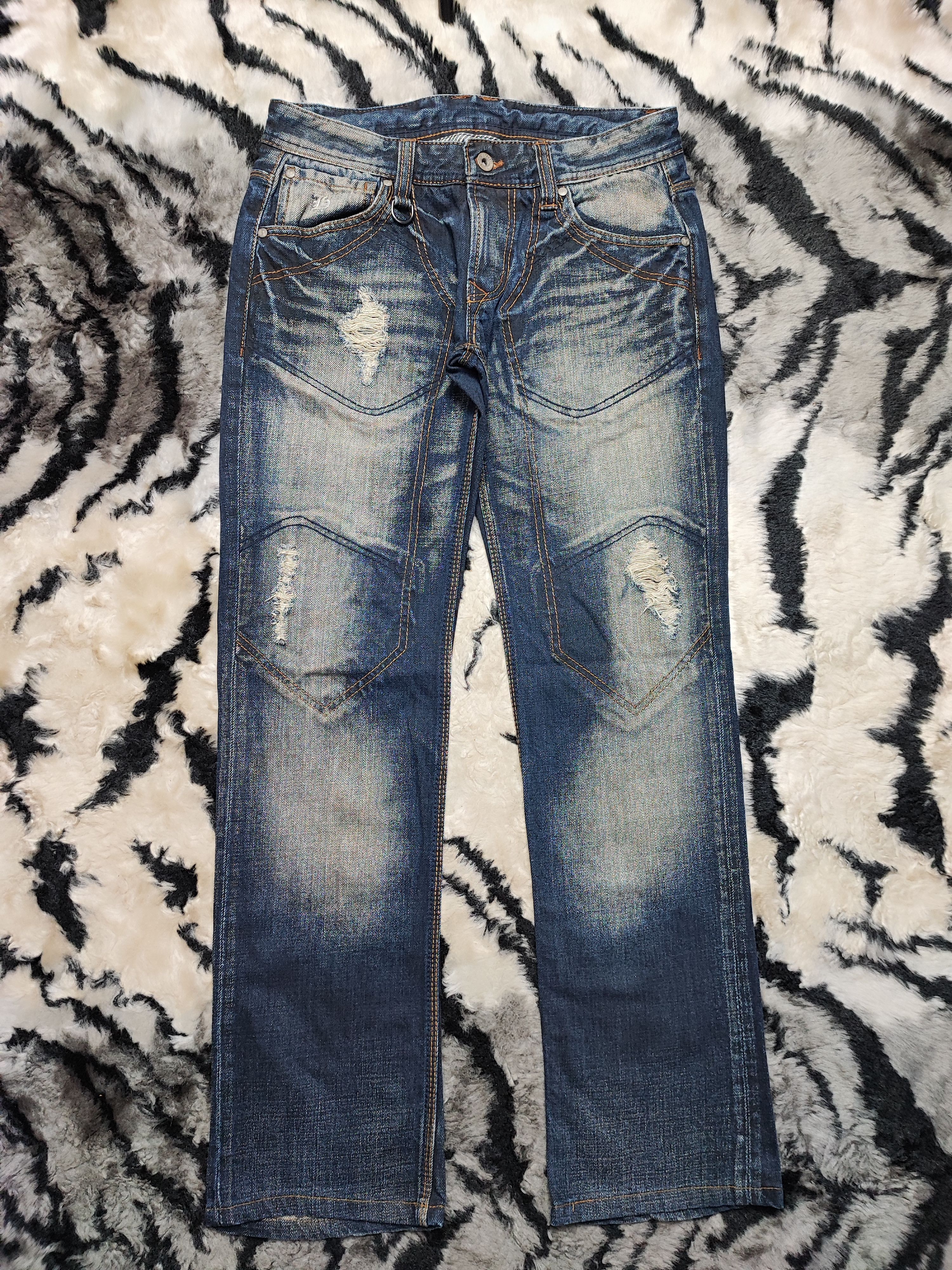 Tornado Mart Nicole Hideaways Rusty Distress Double Knee Size US 29 - 2 Thumbnail