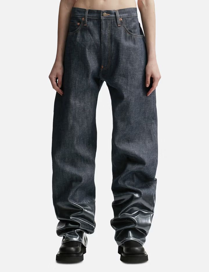 Maison Margiela o1y0625 Denim Pant in Blue Size 28" / US 6 / IT 42 - 1 Thumbnail