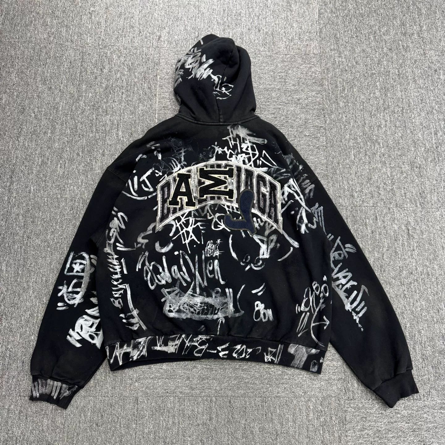 Balenciaga Balenciaga Manchester Graffiti Hoodie Size US M / EU 48-50 / 2 - 2 Thumbnail