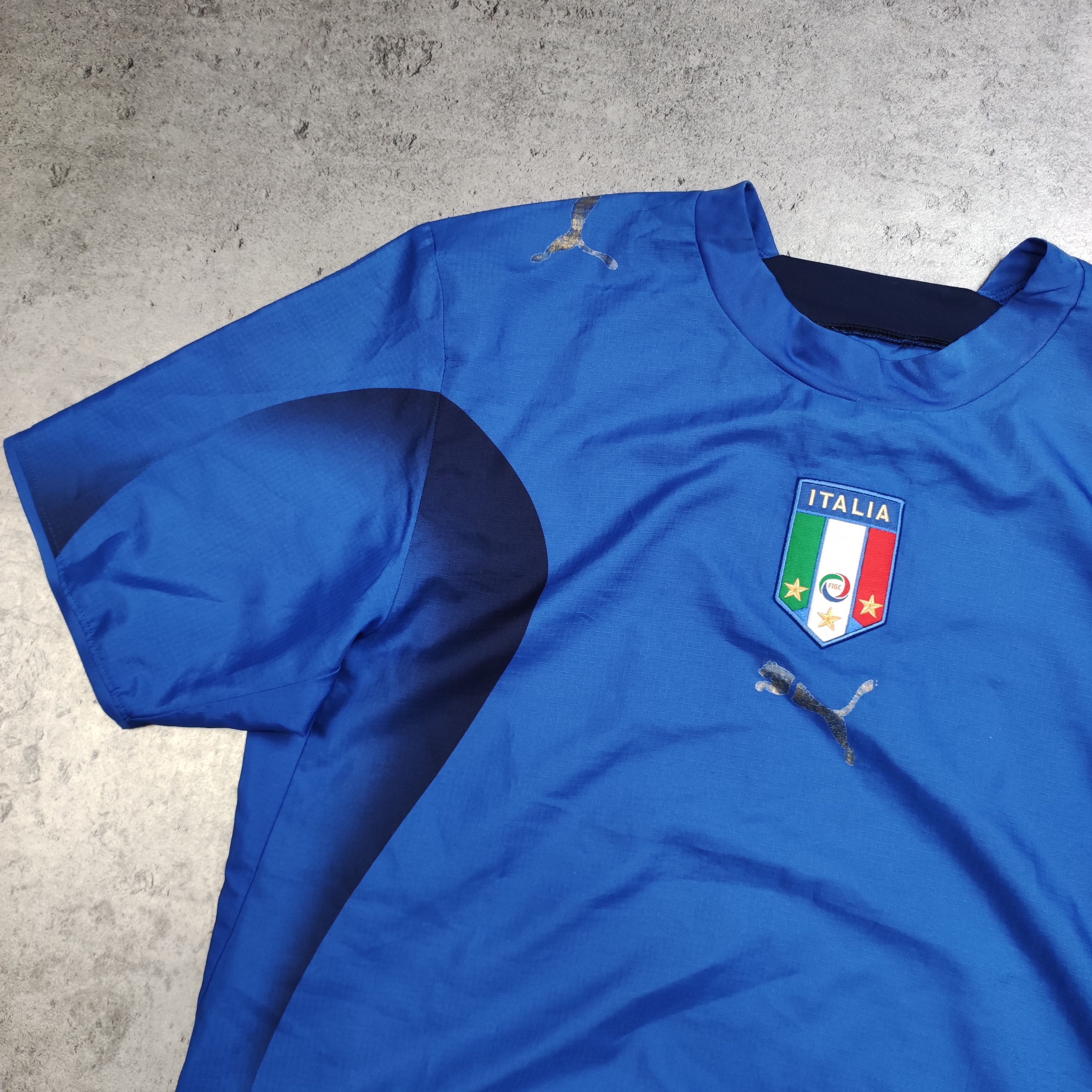 Other RARE Vintage World Cup Winners Italy 2006 Home Jersey Size US L / EU 52-54 / 3 - 4 Thumbnail