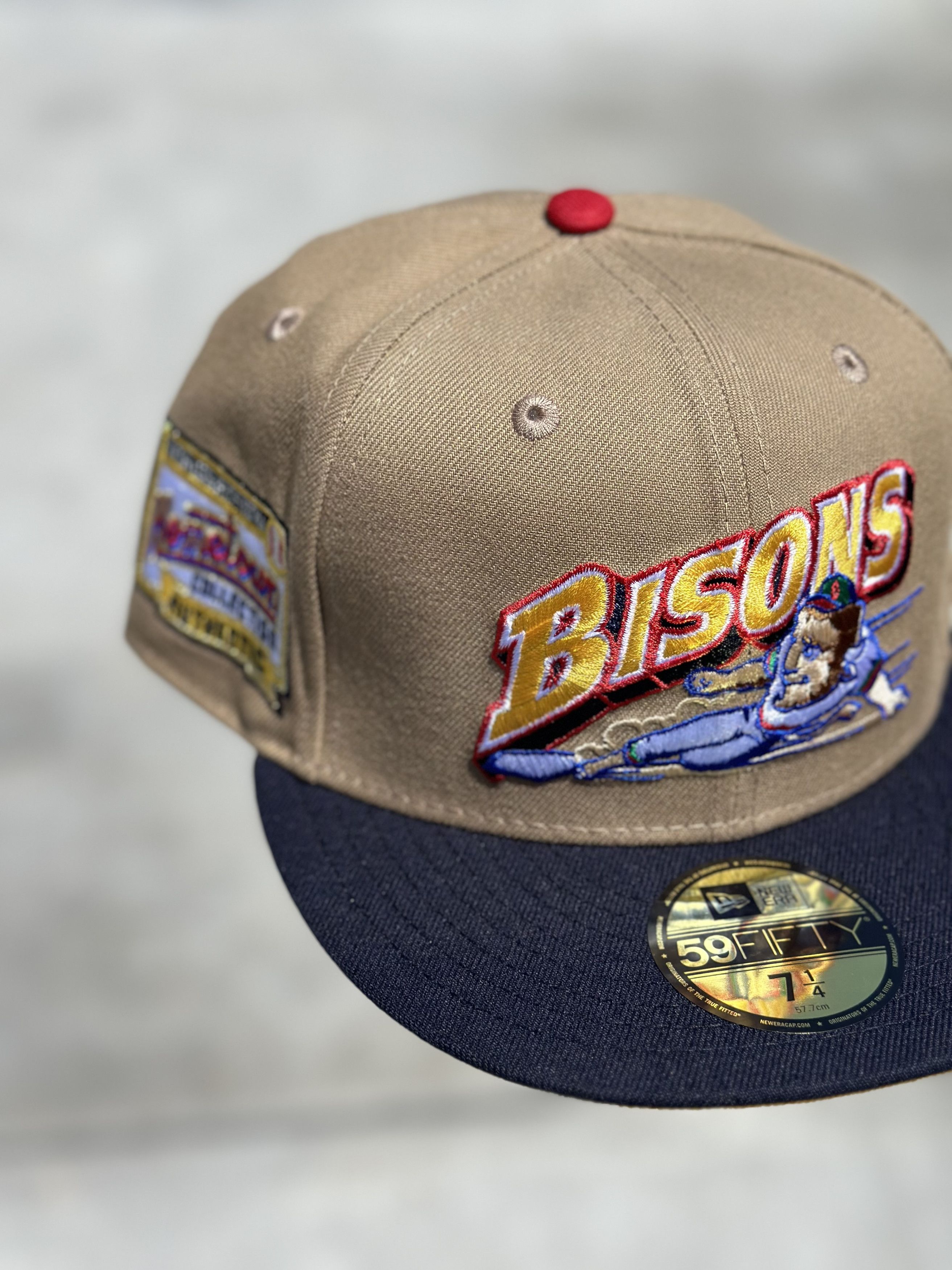 Hat Club 7 1/4 Buffalo Bisons Hometown Collection Fitted Size ONE SIZE - 1 Thumbnail