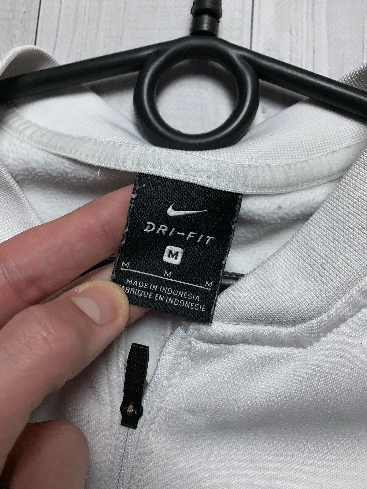 Nike × Vintage Vintage Nike France soccer training jacket white size M Size US M / EU 48-50 / 2 - 3 Thumbnail