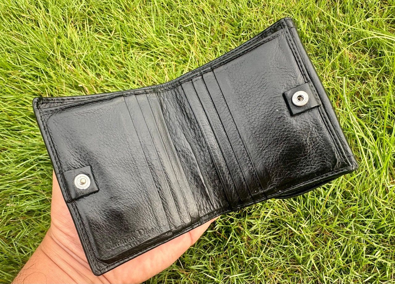 Dior Authentic Christian Dior Saddle Leather Compact Wallet Size ONE SIZE - 3 Thumbnail