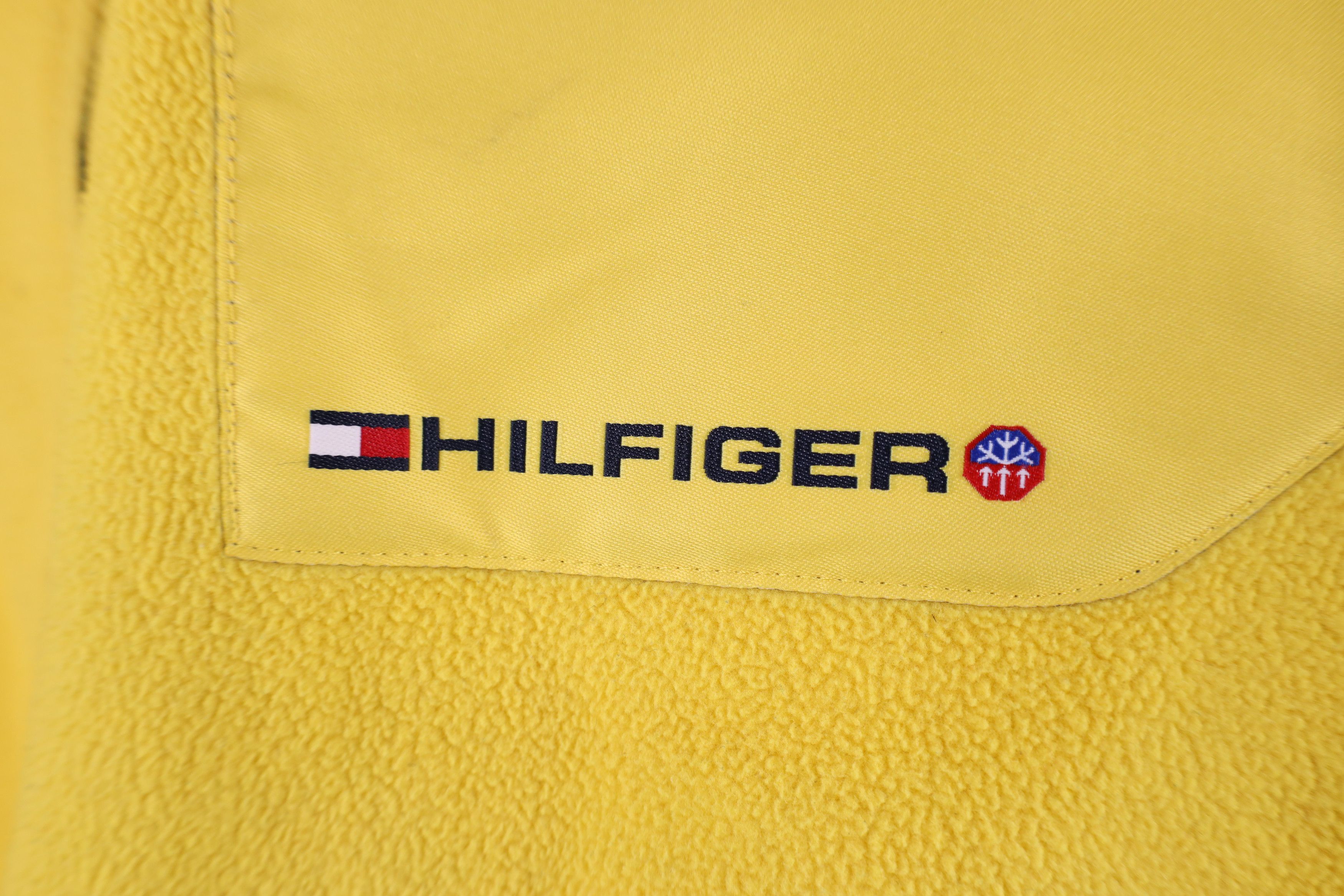 Tommy Hilfiger Vintage Tommy Hilfiger Full Zip Fleece Vest Jacket Yellow Size US L / EU 52-54 / 3 - 4 Thumbnail