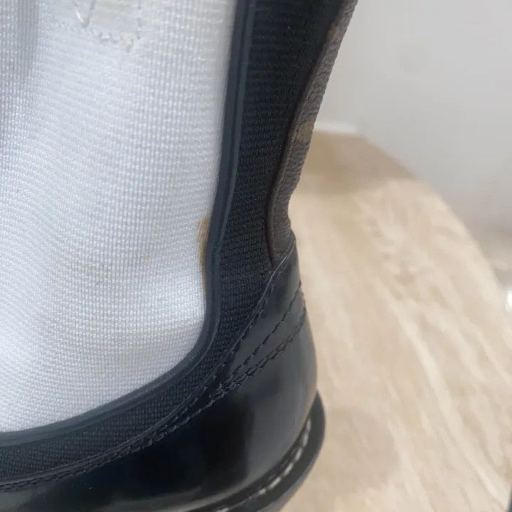 Louis Vuitton Louis Vuitton Black and White Ankle Boots -2508 Size US 7 / IT 37 - 4 Thumbnail