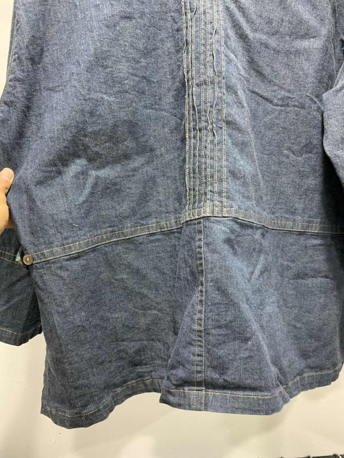 Designer × Japanese Brand × Vintage Vintage Denim Jacket Cardigan by Harpers Bigot Size US M / EU 48-50 / 2 - 10 Thumbnail
