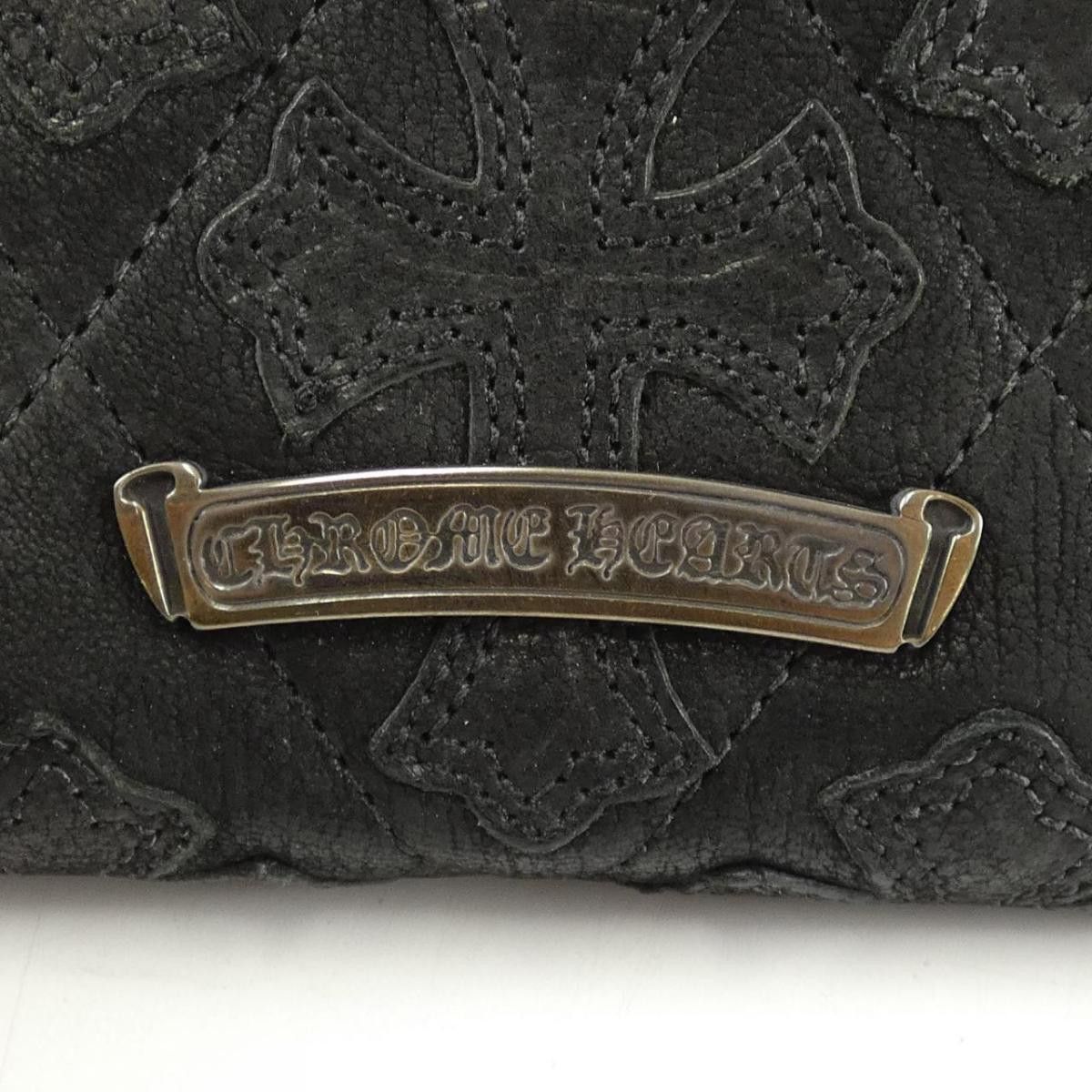 Chrome Hearts Chrome Hearts Cross Patch Quilted Wallet Size ONE SIZE - 3 Thumbnail