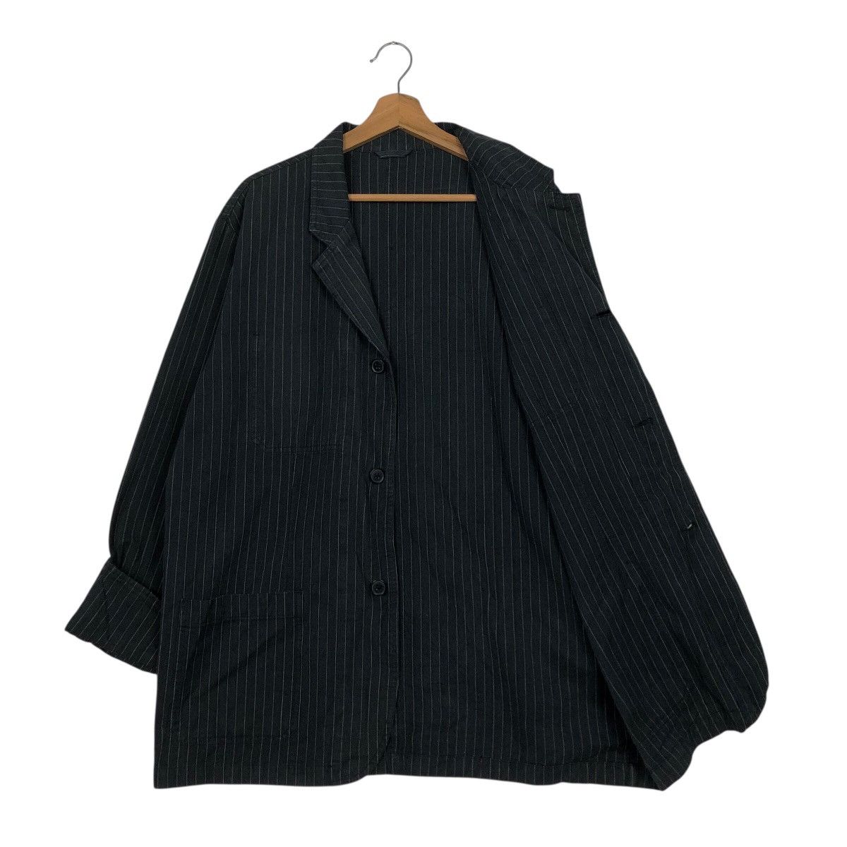 Japanese Brand Vintage Hickory Chore Jacket Vviirrggnn Voyage Issey Miyake Size US L / EU 52-54 / 3 - 12 Thumbnail