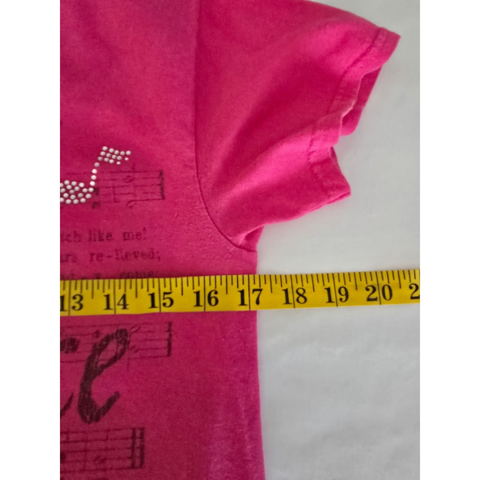 Gildan Amazing Grace Shirt Christian Gospel Rhinestone Pink S Tee Size S / US 4 / IT 40 - 10 Thumbnail