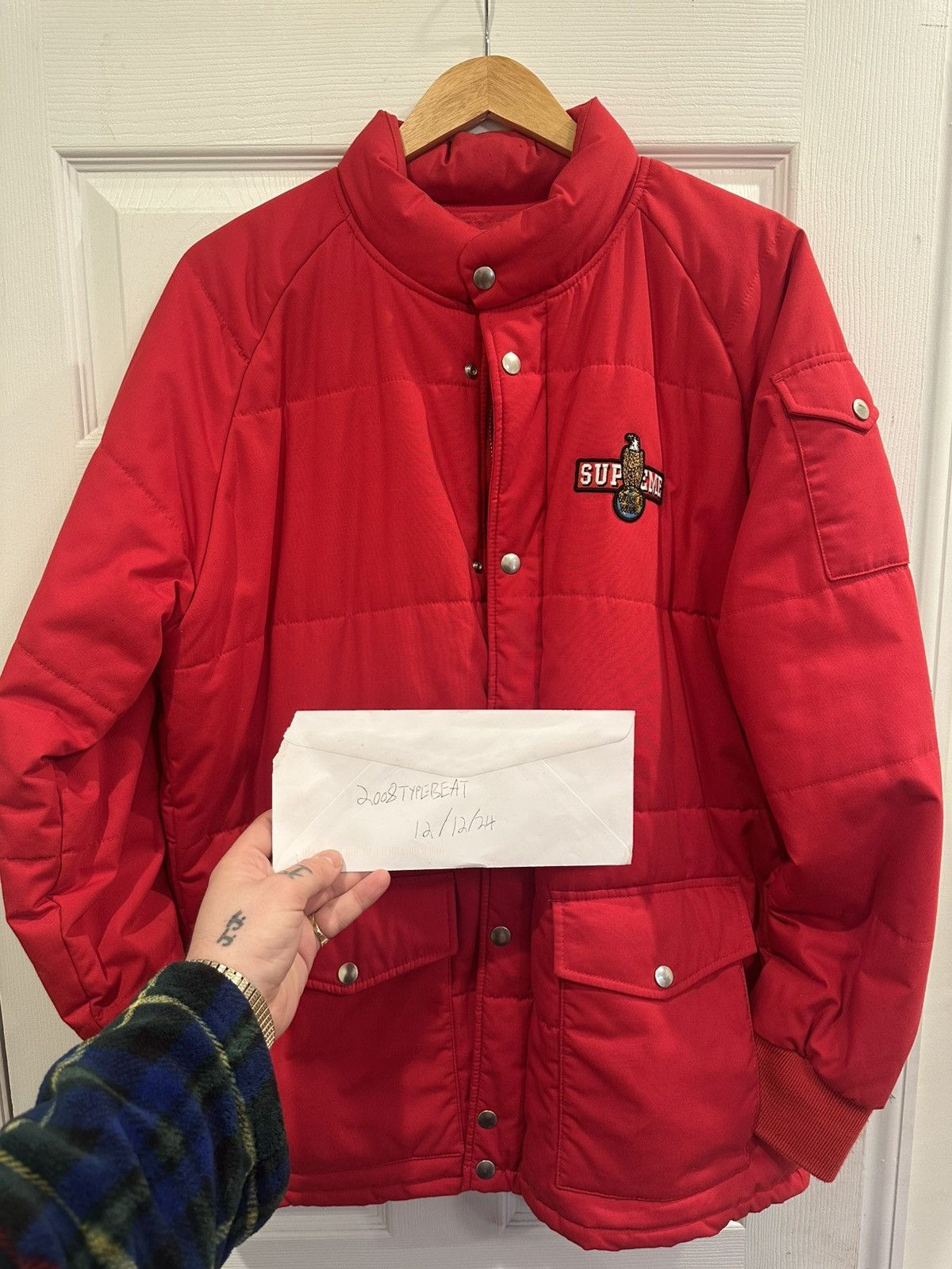 Supreme Supreme Quilted mechanics jacket 2012 2013 Grailed