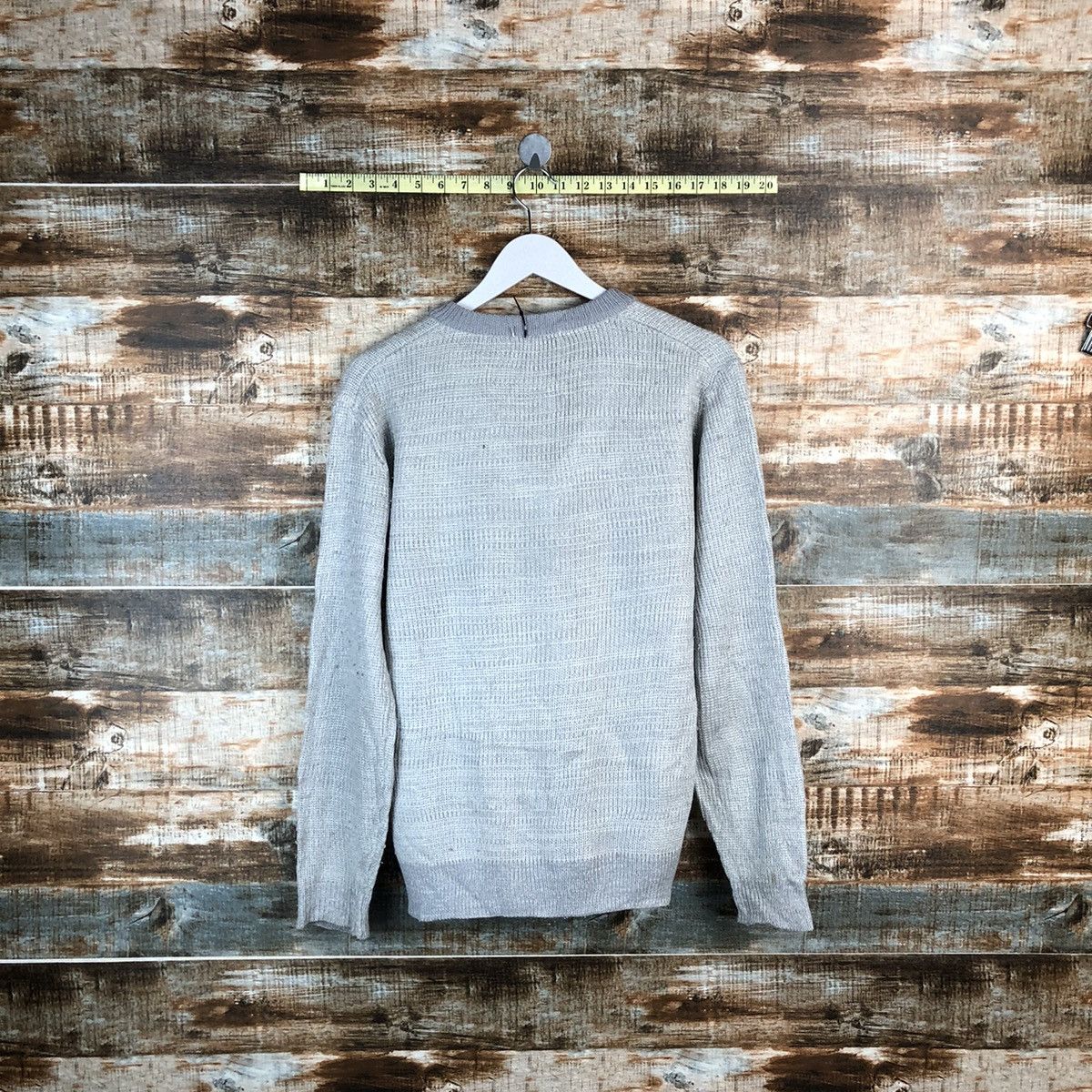 Vintage Japanese Brand Grey plain vintage Knitwear #A1838 Size M / US 6-8 / IT 42-44 - 11 Thumbnail