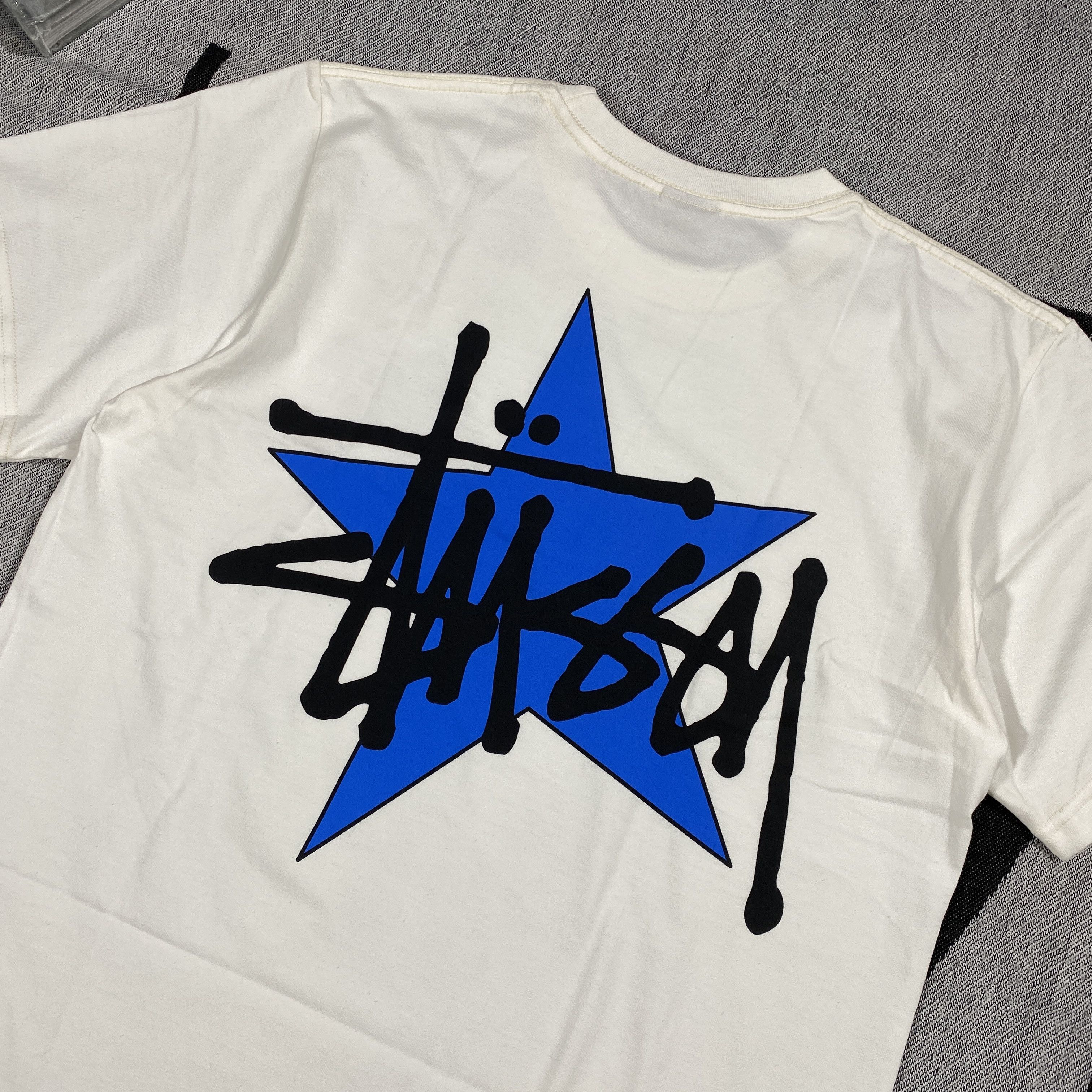 image of Stussy Star Pig Dyed Tee Medium in Natural, Men's