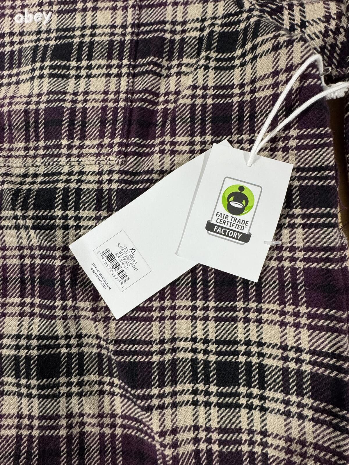 Obey Obey Plaid Long Sleeve Shirt Jacket XL Size US XL / EU 56 / 4 - 2 Thumbnail