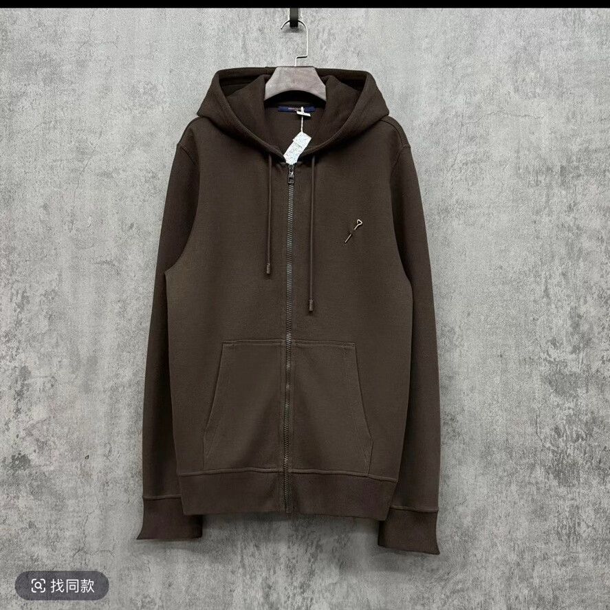 Louis Vuitton Louis Vuitton Brown Logo Zip Jacket Size US L / EU 52-54 / 3 - 1 Thumbnail