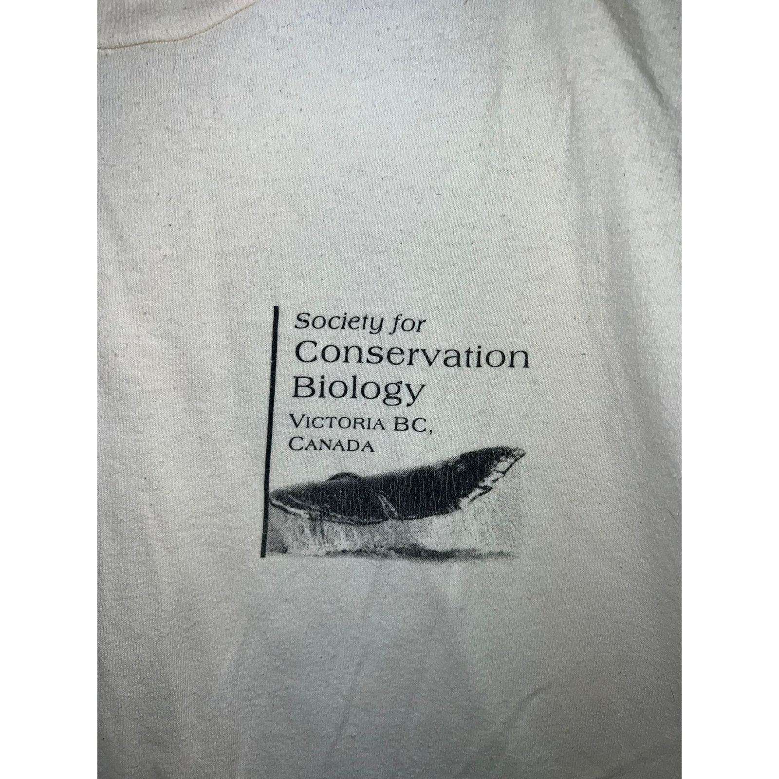 Vintage Vintage Whale Shirt Society Conservation Biology Graphic XL Size US XL / EU 56 / 4 - 3 Thumbnail