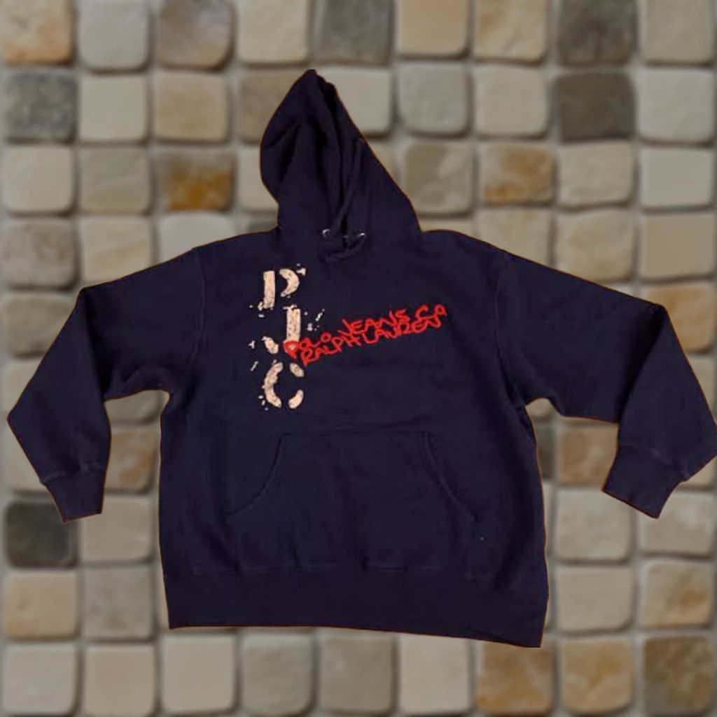 Polo Ralph Lauren Polo Jeans Co. Ralph Lauren Black Embroidered Pullover Hooded Sweatshirt Large Size US L / EU 52-54 / 3 - 1 Thumbnail