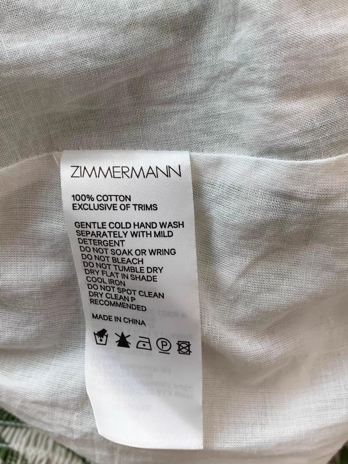 Other Zimmermann Resort Green Printed Maxi Dress 1 New Size S / US 4 / IT 40 - 5 Thumbnail