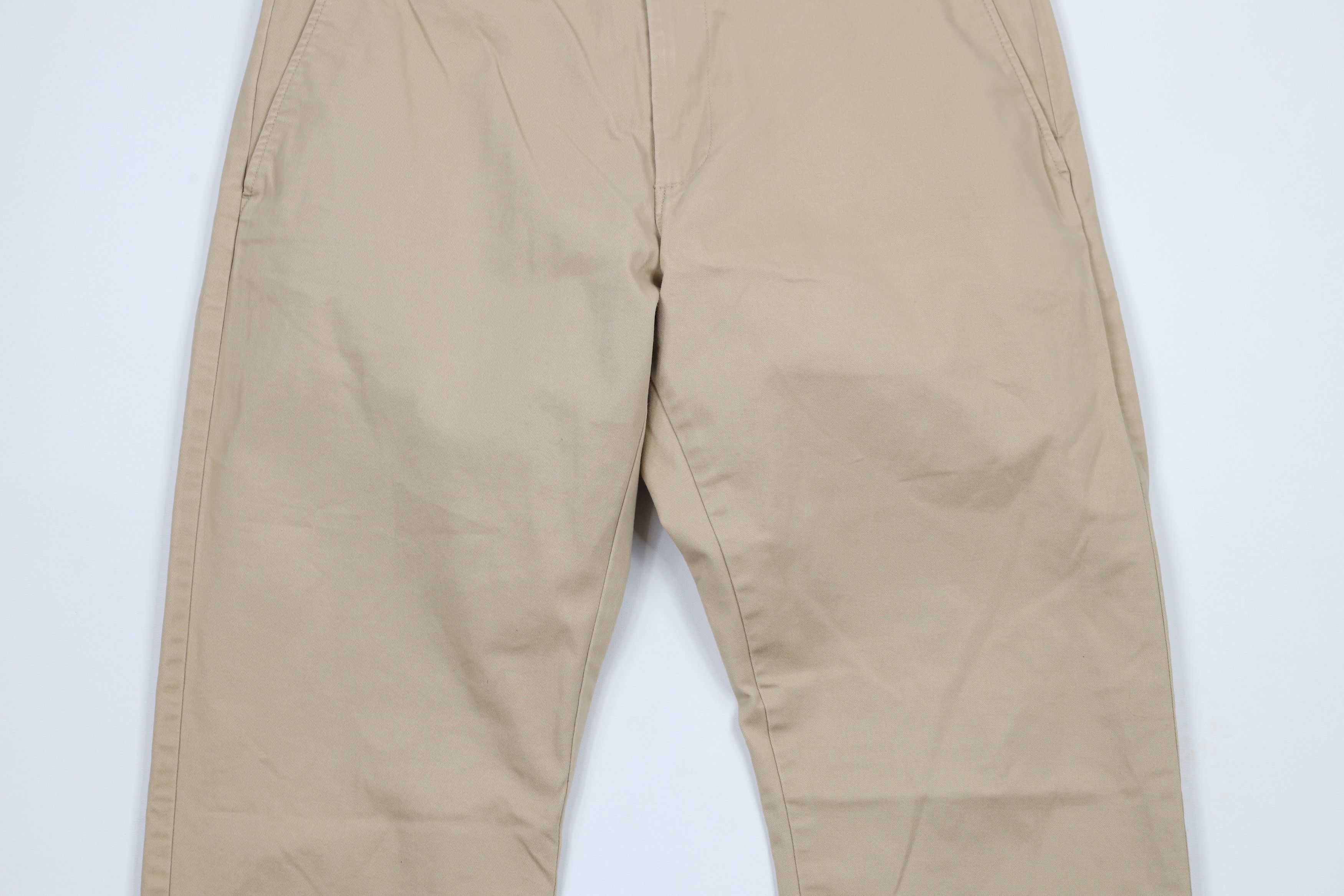 J.Crew × Vintage J Crew Thompson Slim Fit Flat Front Chinos Chino Pants Khaki Size US 32 / EU 48 - 3 Thumbnail