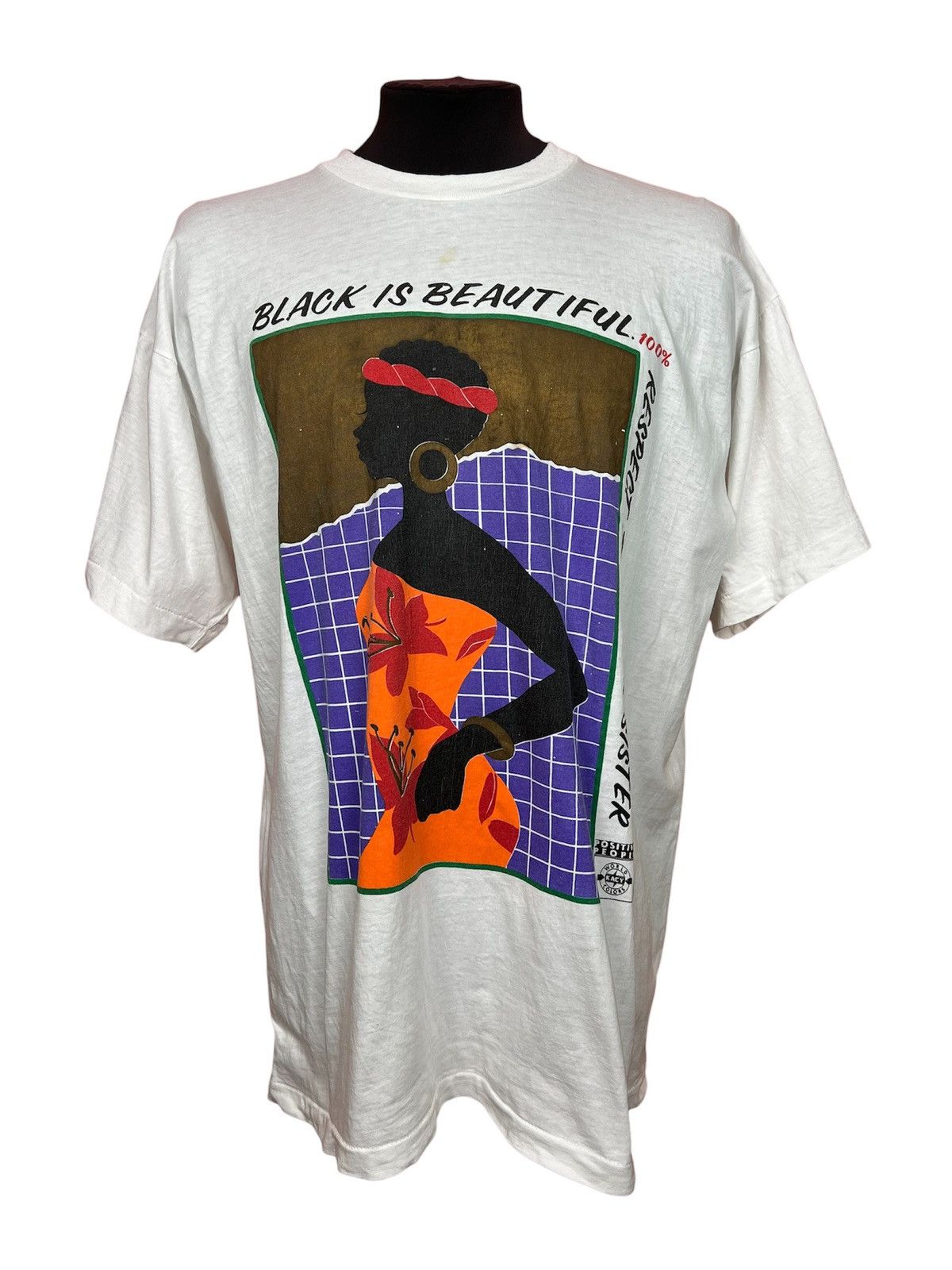 Vintage kacy positive people shirt tee casual vintage printed Size US XL / EU 56 / 4 - 1 Thumbnail
