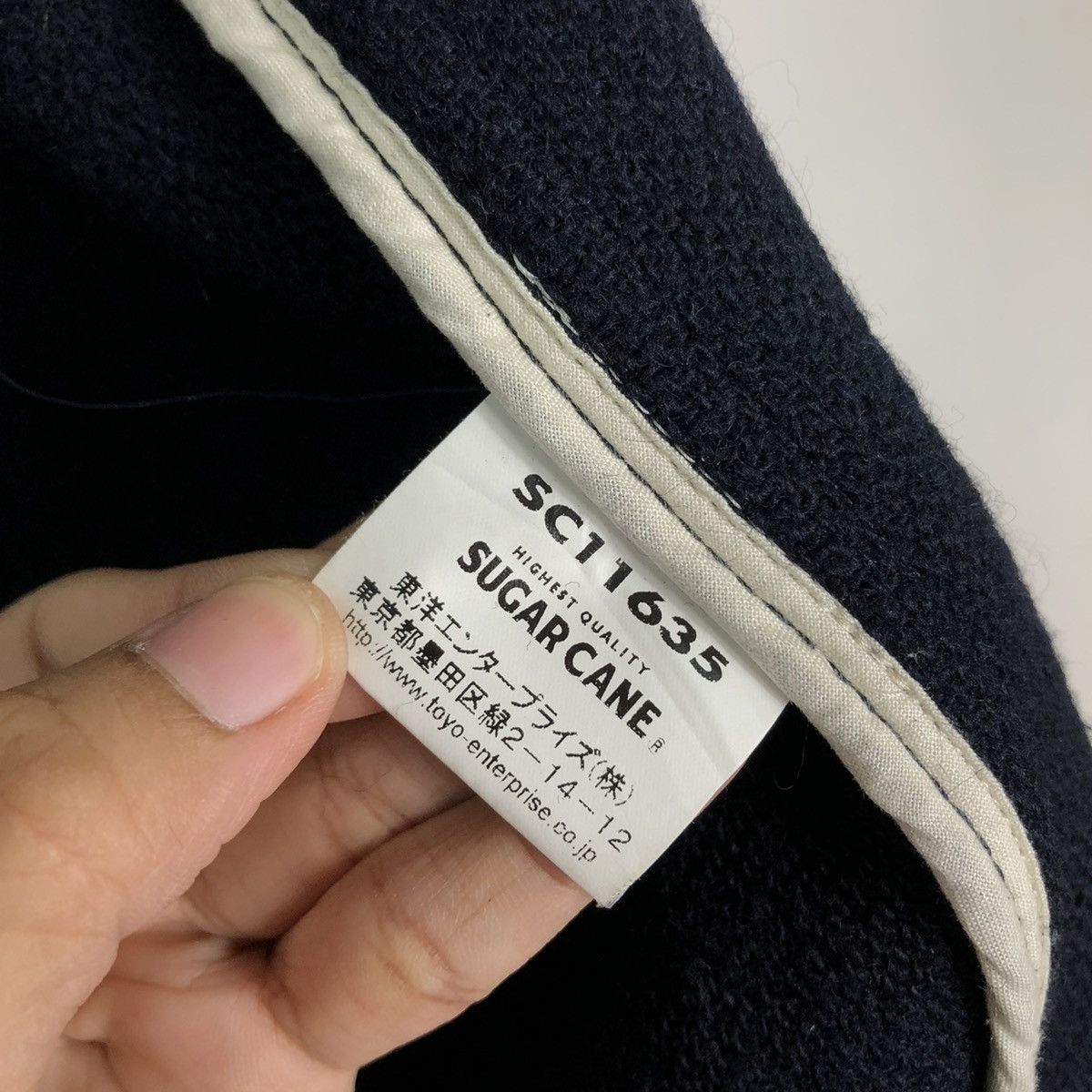 Sugar Cane 🔥VINTAGE CROPPED WOOL JACKET SUGAR CANE SC11635 Size XS / US 0-2 / IT 36-38 - 18 Thumbnail