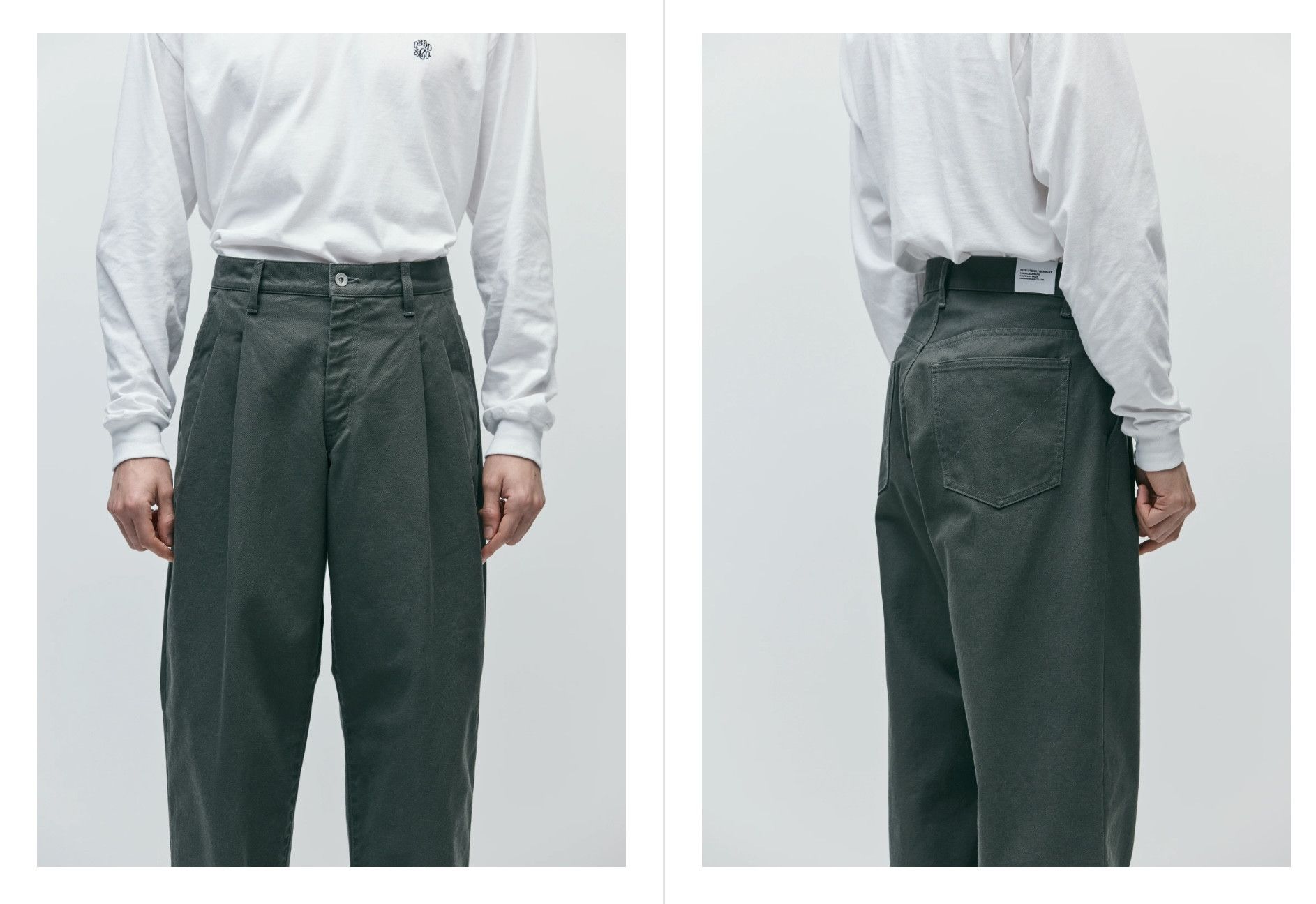 Neighborhood Neighborhood Baggy Silhouette Two Tuck Pants Trousers Size US 32 / EU 48 - 12 Thumbnail