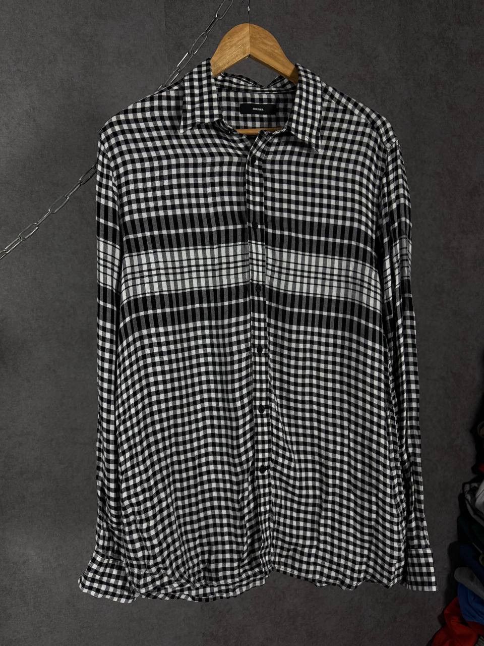 Diesel Diesel luxury designer checkered shirt Size US L / EU 52-54 / 3 - 3 Thumbnail