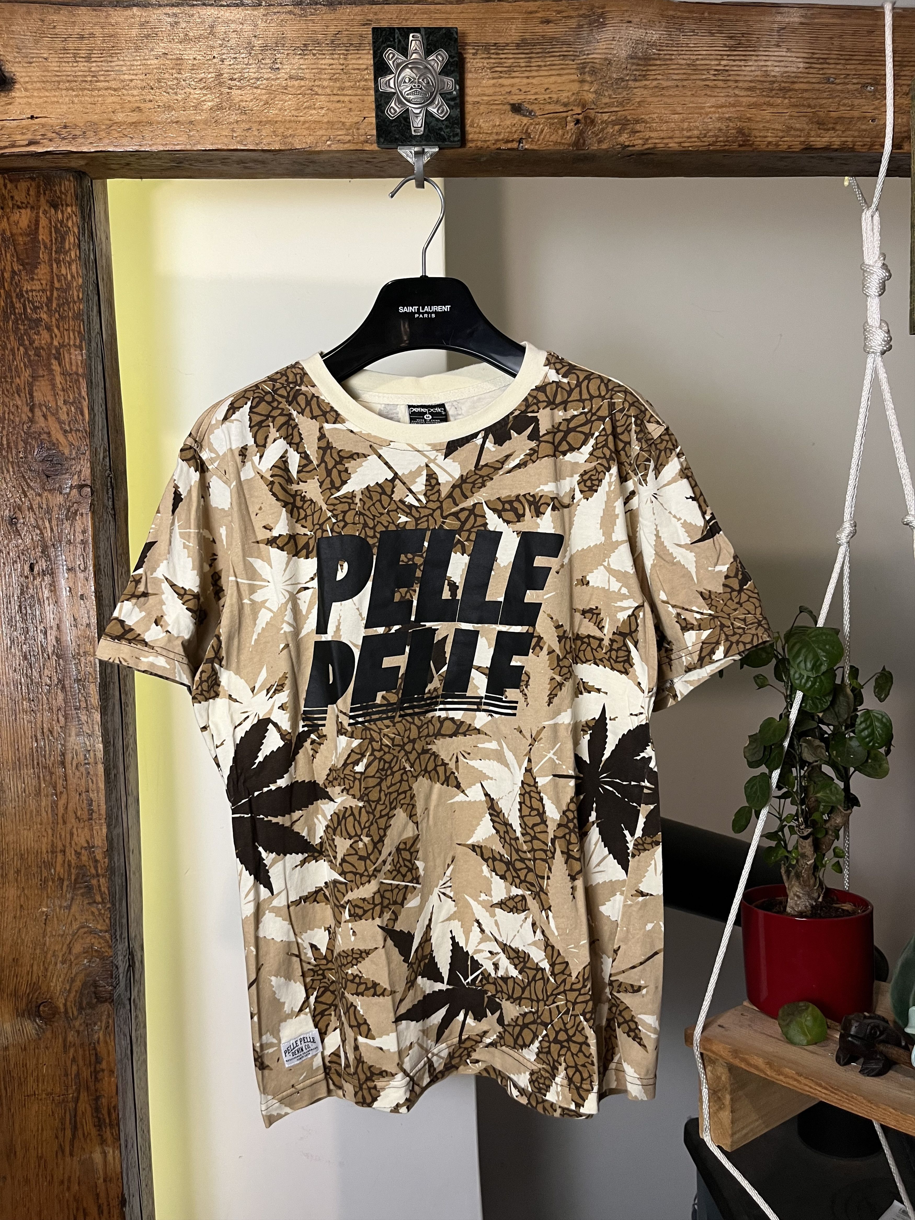 Pelle Pelle × Vintage Pelle Pelle Marijuana Leaf 420 AOP y2k Size US L / EU 52-54 / 3 - 1 Thumbnail