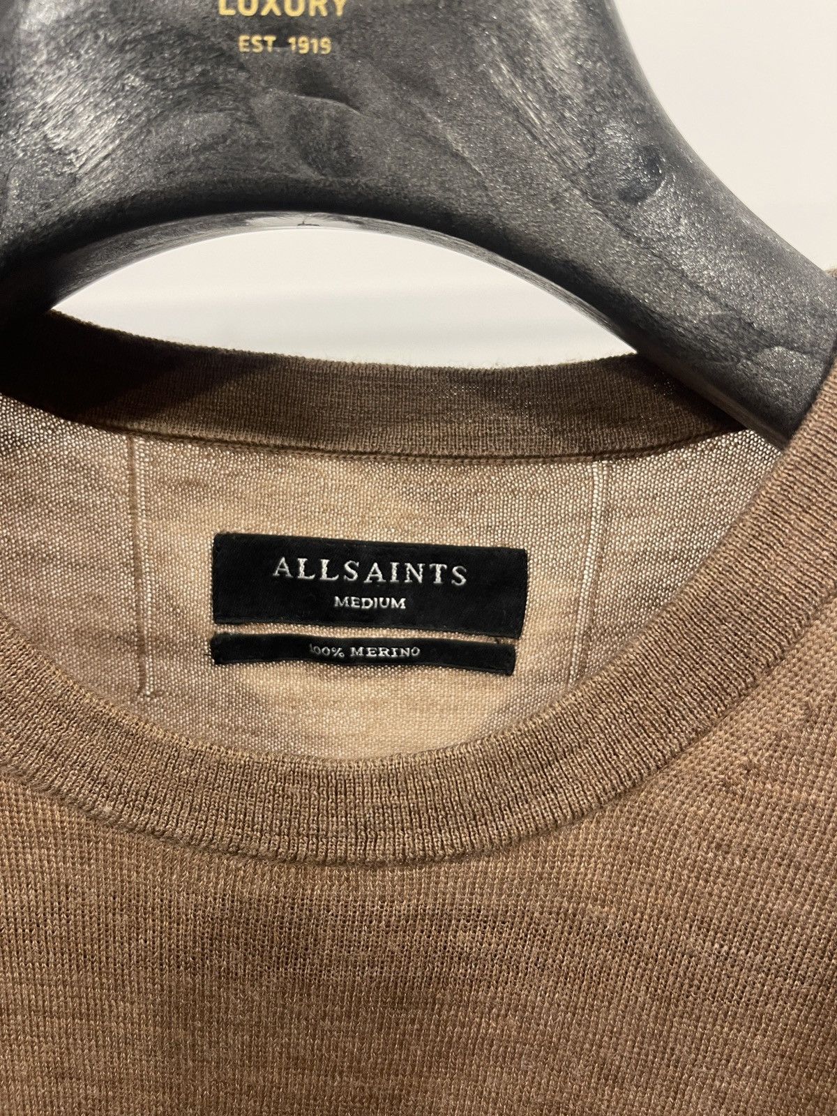 Allsaints Allsaints wool sweater black M Size US M / EU 48-50 / 2 - 3 Thumbnail