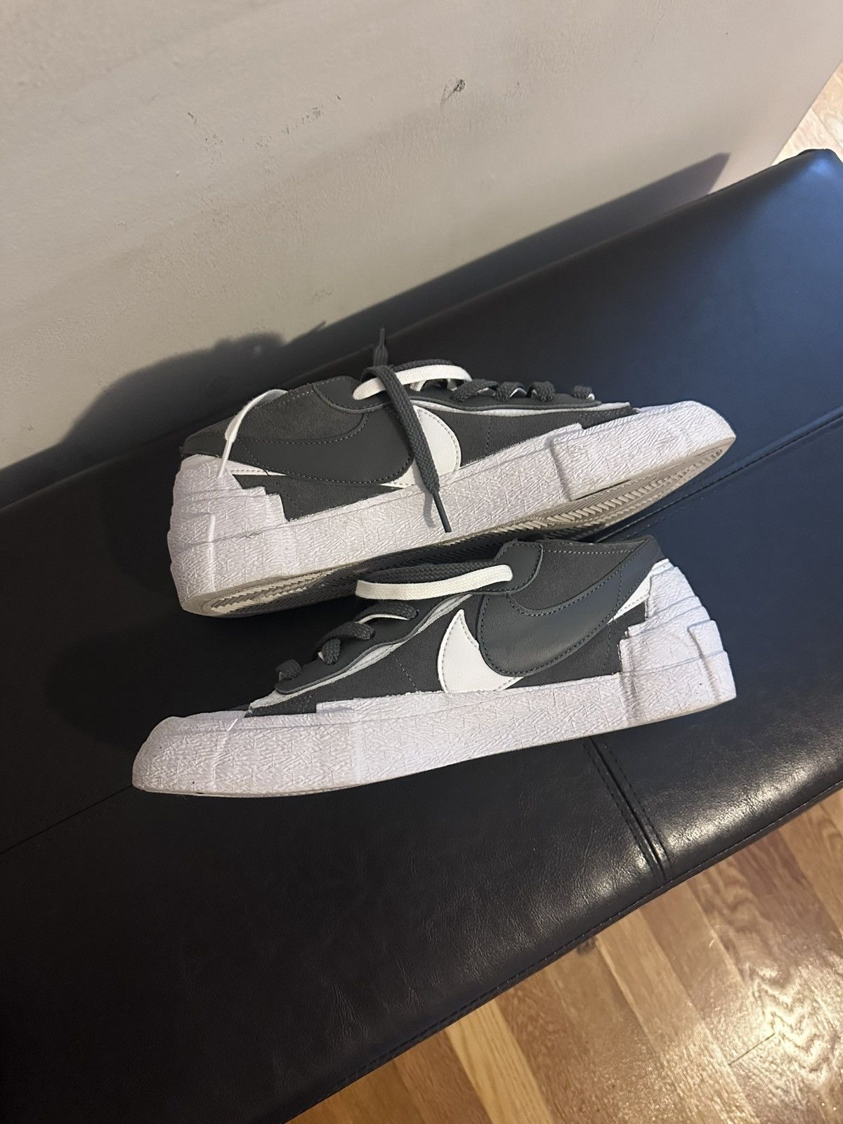 Nike Nike blazer low sacai Size US 10 / EU 43 - 1 Thumbnail