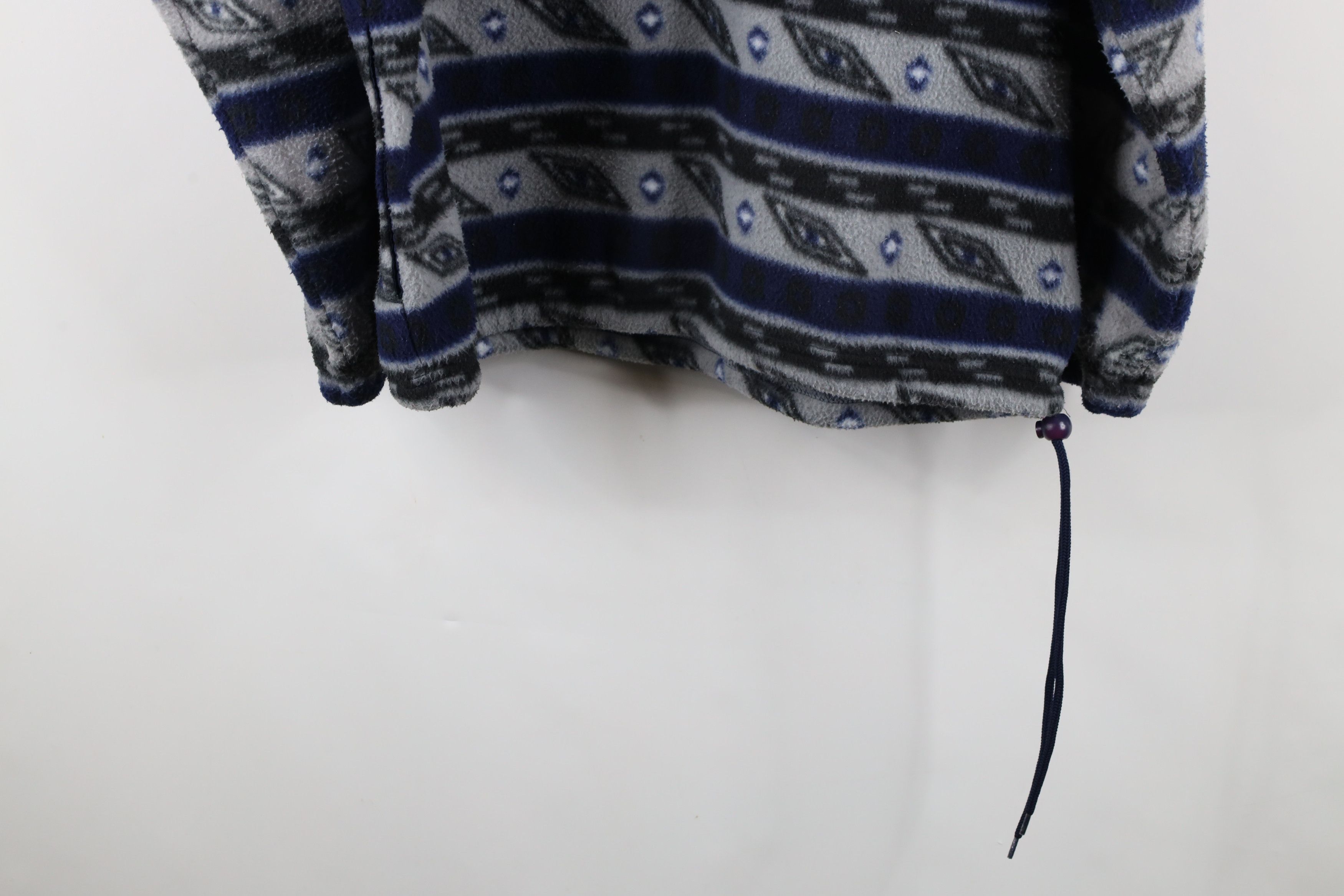Vintage Vintage 90s Streetwear Southwestern Half Zip Fleece Sweater Size US M / EU 48-50 / 2 - 12 Thumbnail
