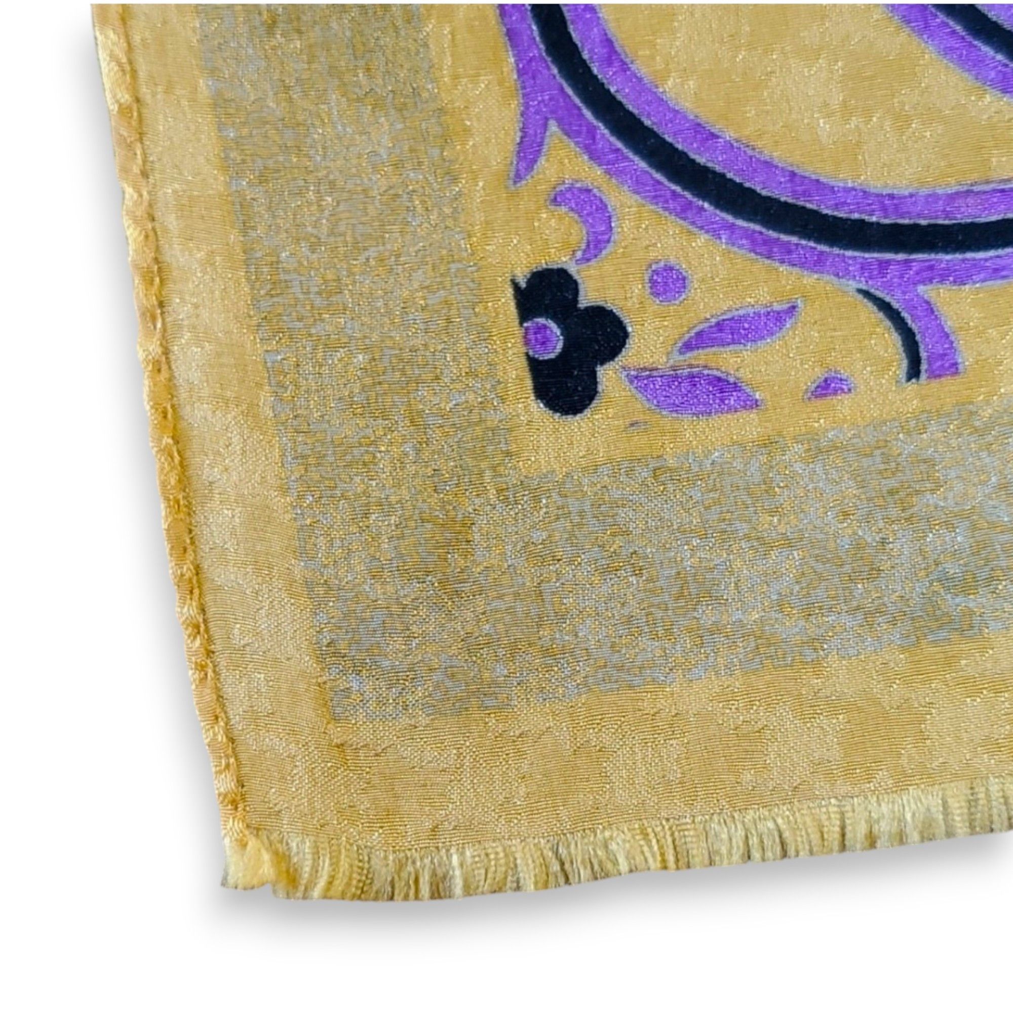 Albert Nipon Albert Nipon 60x15" Scarf Handkerchief 100% Silk Paisley Size ONE SIZE - 5 Thumbnail