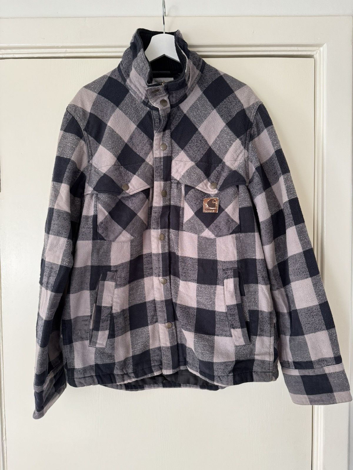 Carhartt Vintage Carhartt Flannel with zipper Size US L / EU 52-54 / 3 - 1 Thumbnail